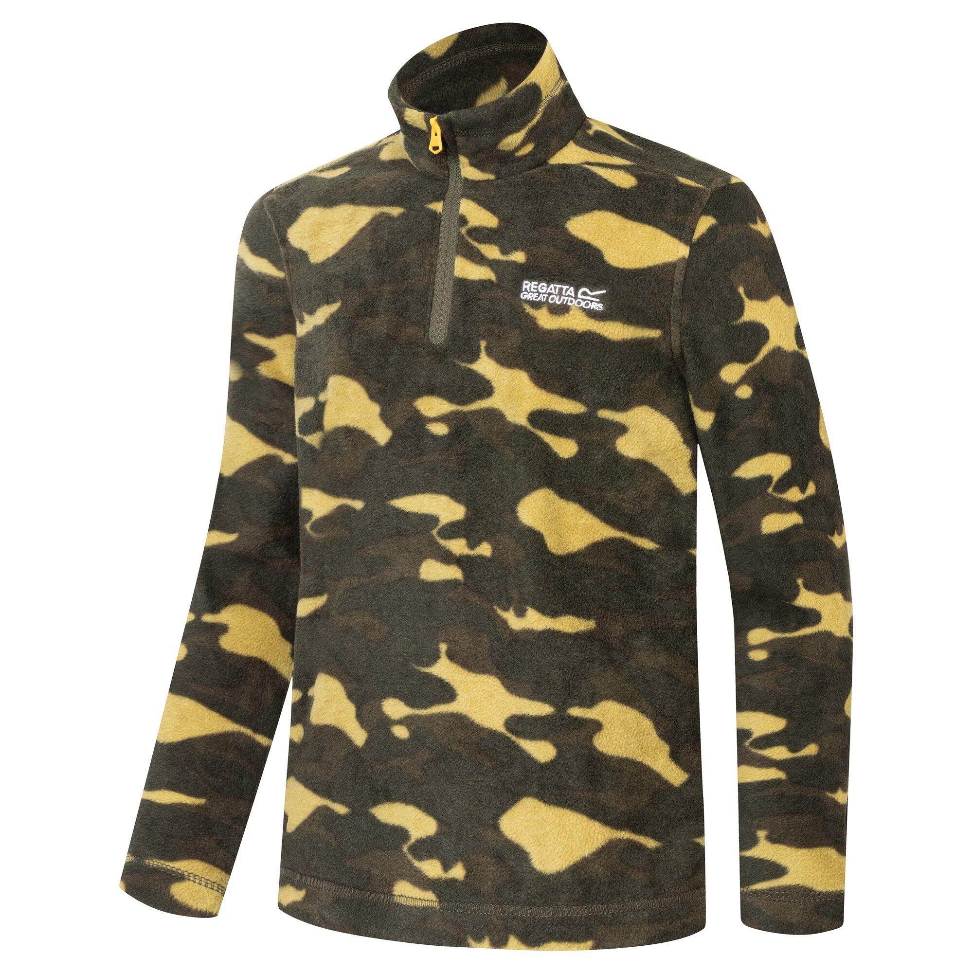 Dark Khaki Camo - Regatta - Hot Shot II Half Zip fleece - 6