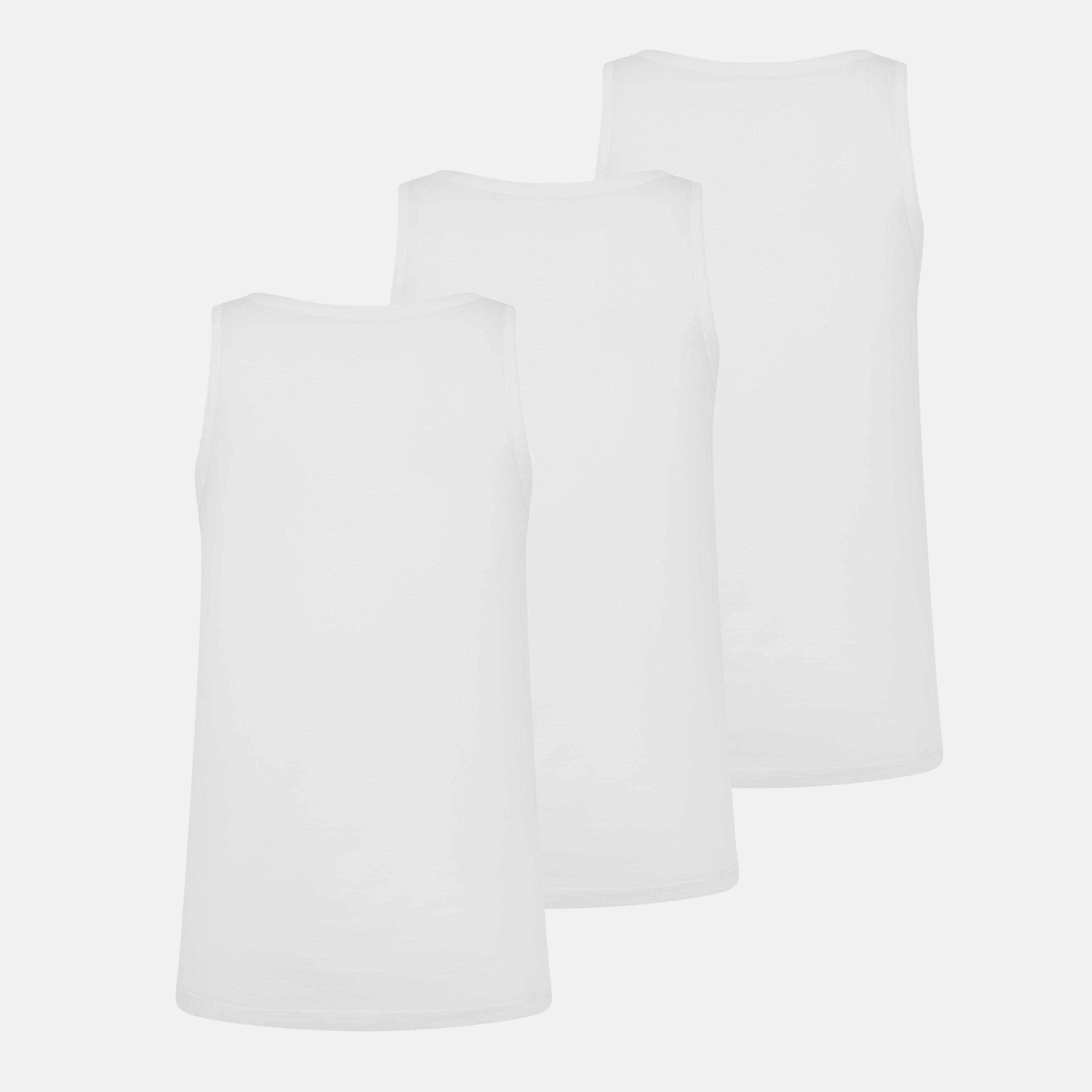 White 100 - Boss - Men's HBW Premium Cotton Tank Top - 2