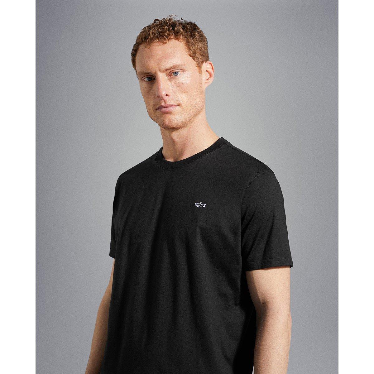 Sort - Paul And Shark - Men's Regular Fit Badge T-Shirt - 4