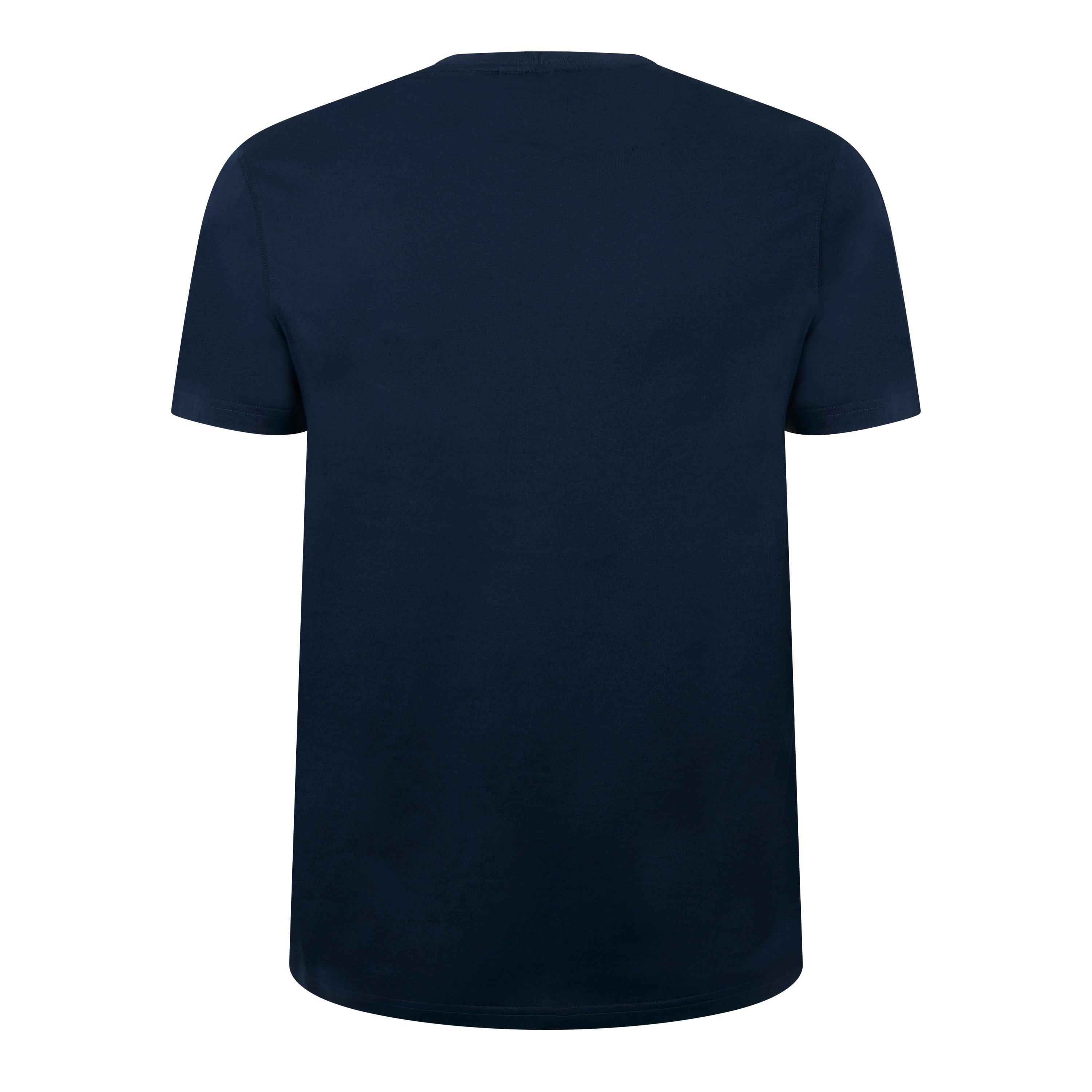 Navy - Paul And Shark - Men's Regular Fit Badge T-Shirt - 6