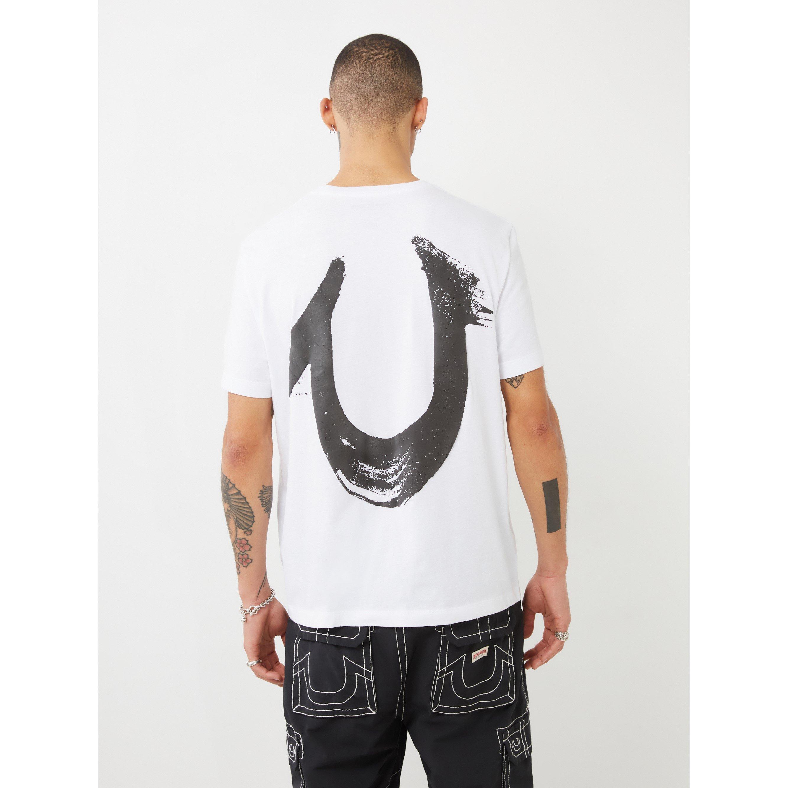 Wit - True Religion - Painted Horseshoe Relaxed Tee - 2