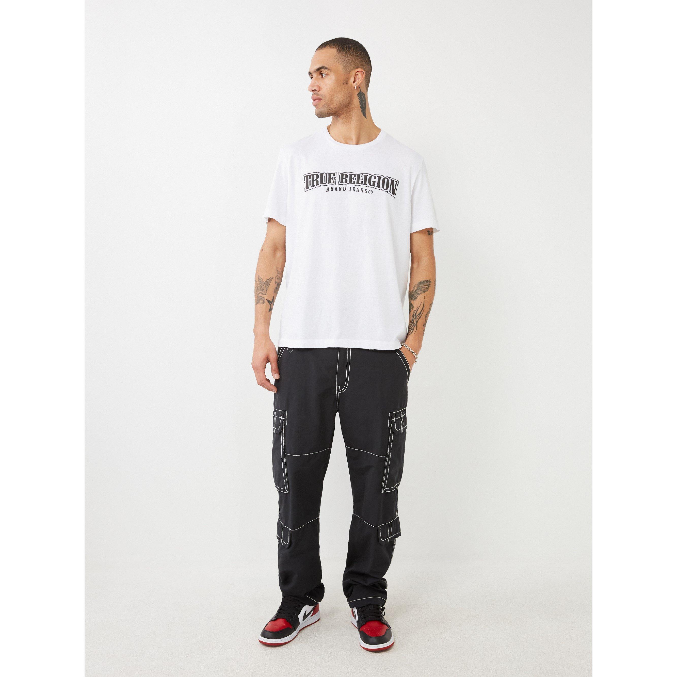 Wit - True Religion - Painted Horseshoe Relaxed Tee - 4