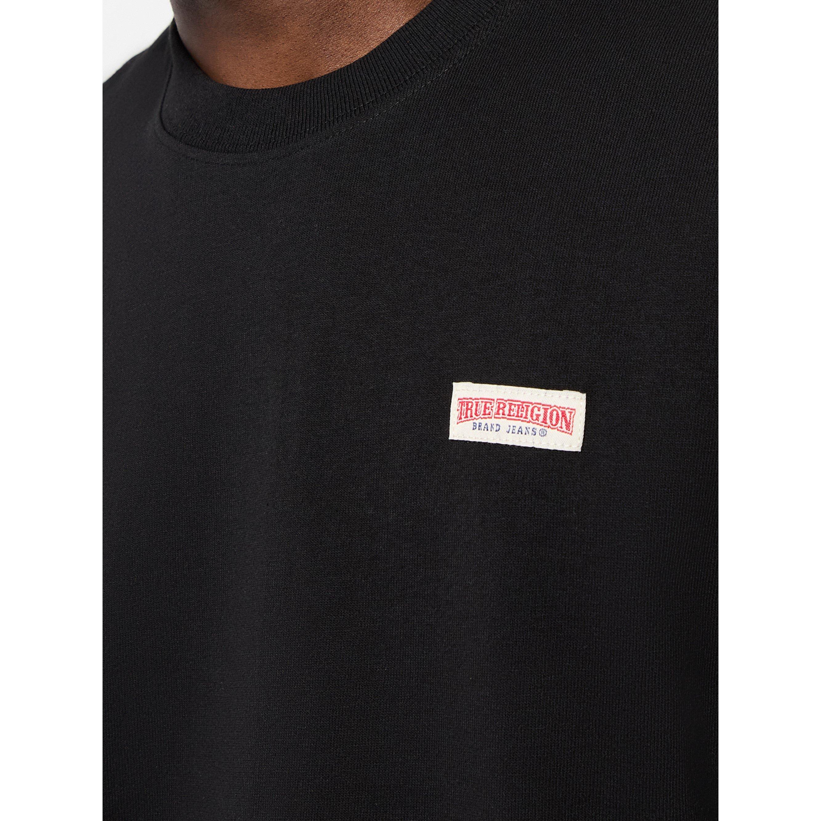 Black - True Religion - Men's Regular Fit Logo T-Shirt - 5