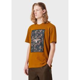 Emporio Armani Front Patch Print T-Shirt
