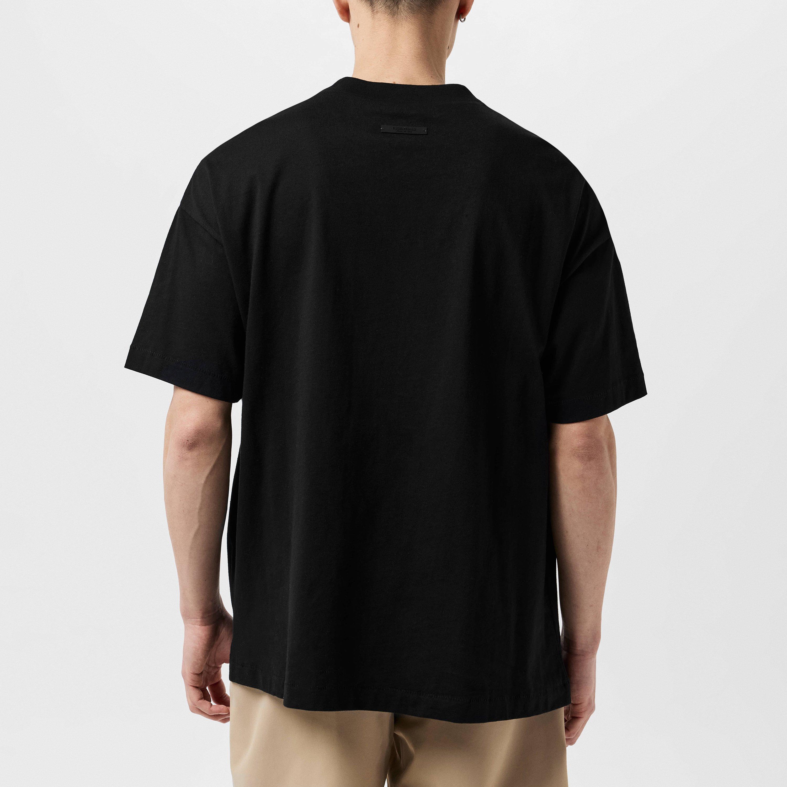 Black - Fear Of God Essentials - Small Logo T-Shirt - 4