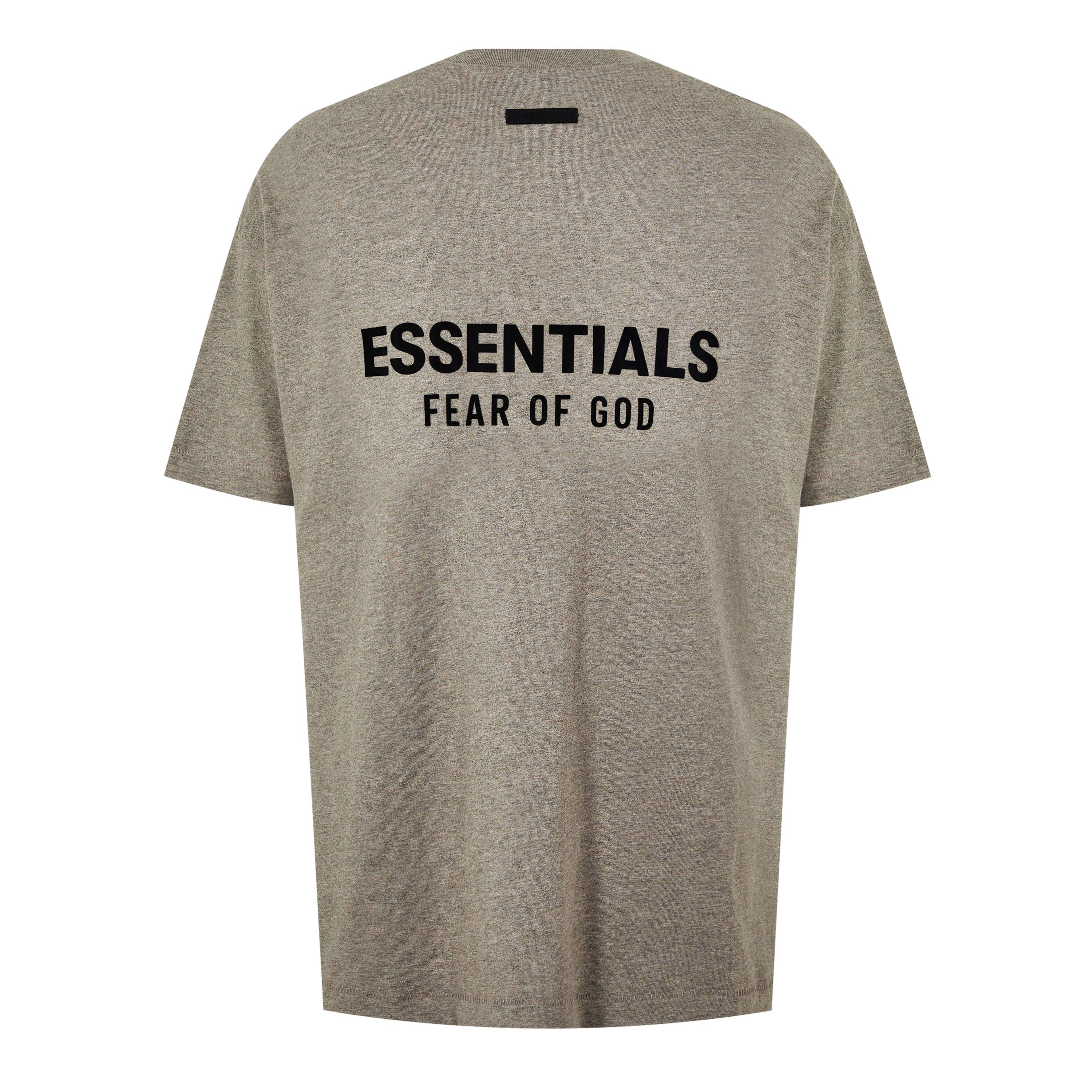 Heather Gray - Fear Of God Essentials - Back Logo T-Shirt - 2