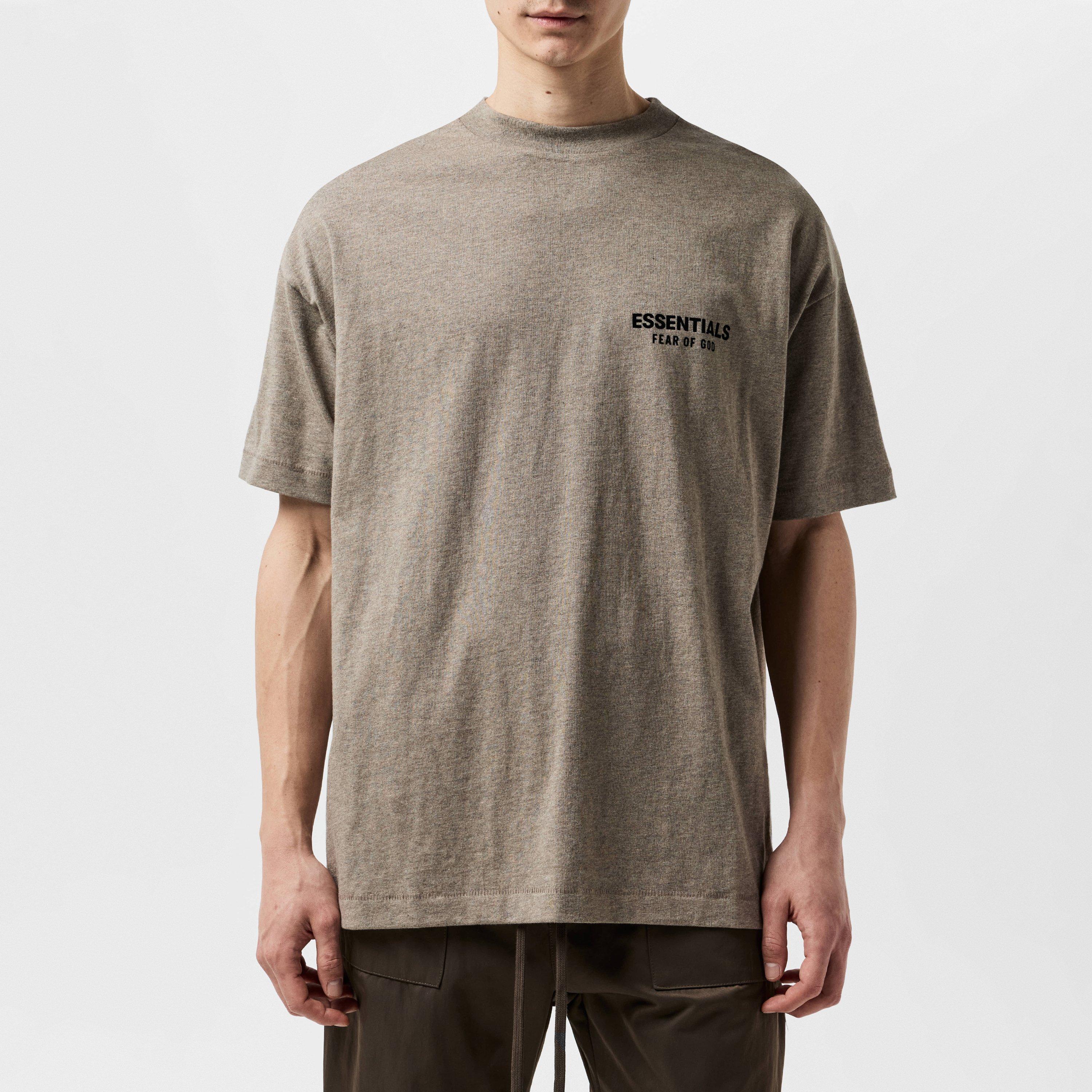 Heather Gray - Fear Of God Essentials - Back Logo T-Shirt - 3