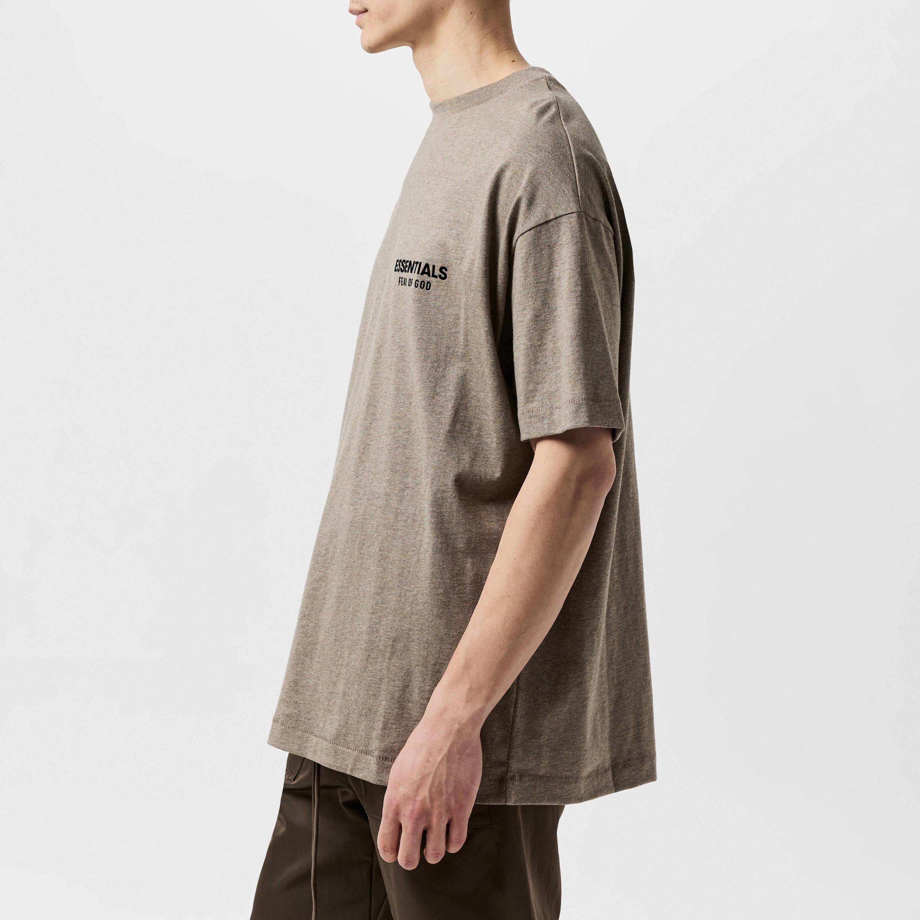 Heather Gray - Fear Of God Essentials - Back Logo T-Shirt - 5