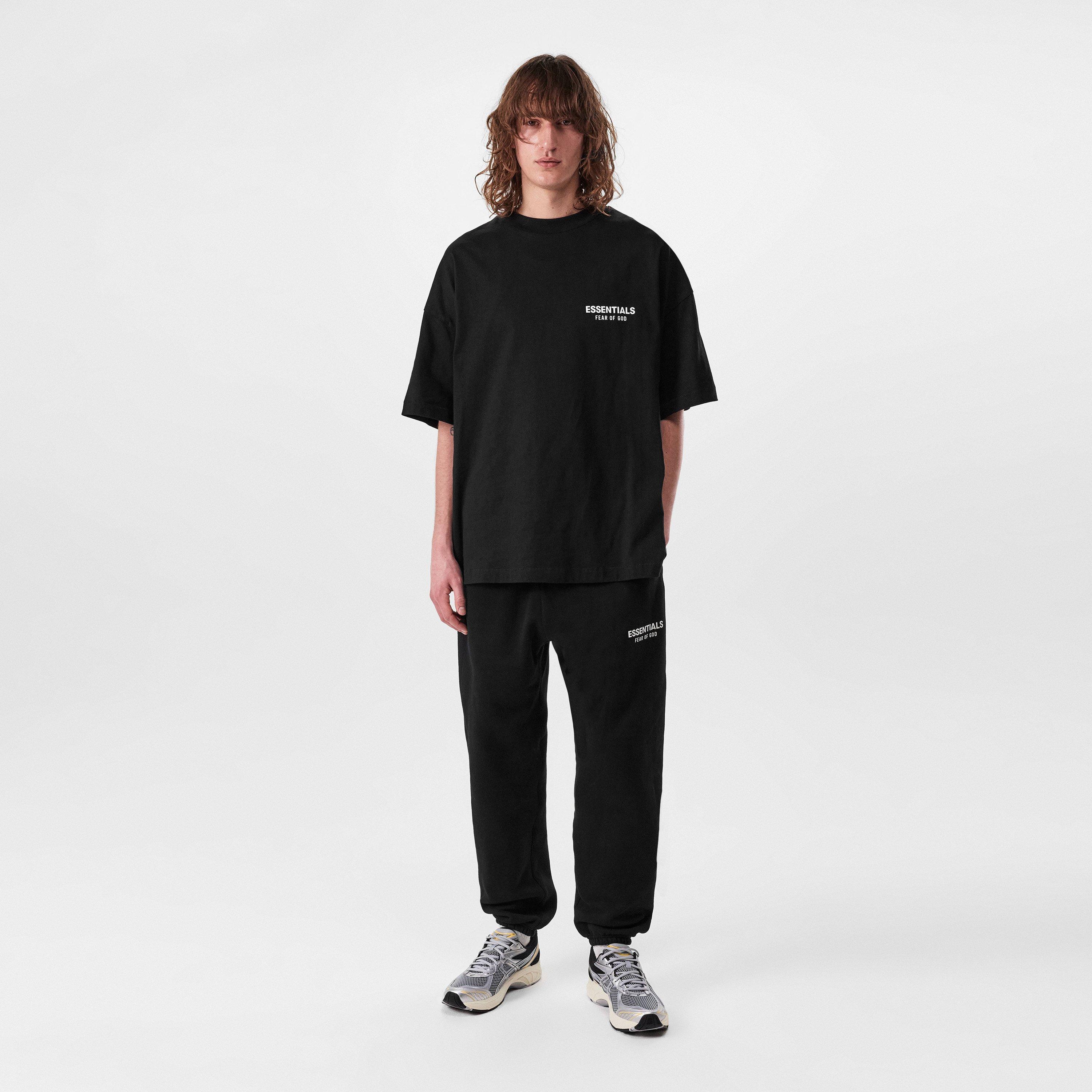 Black - Fear Of God Essentials - Back Logo T-Shirt - 6