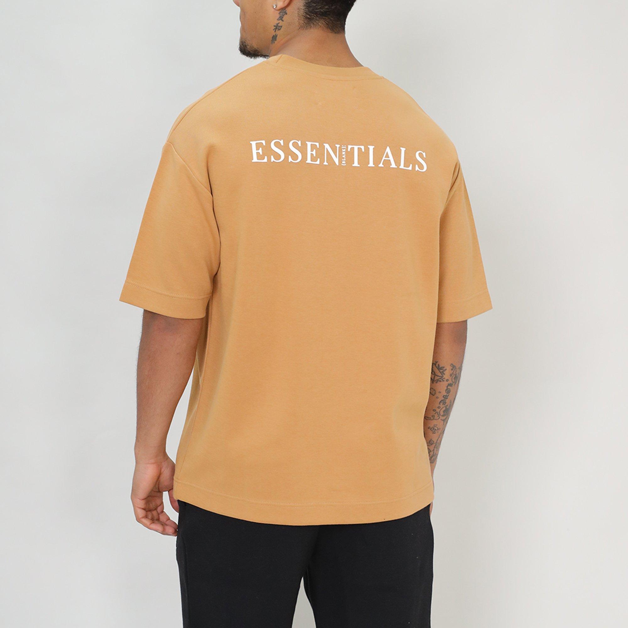Kameel - Blank Essentials - Contrast Puff Print T-shirt - 3