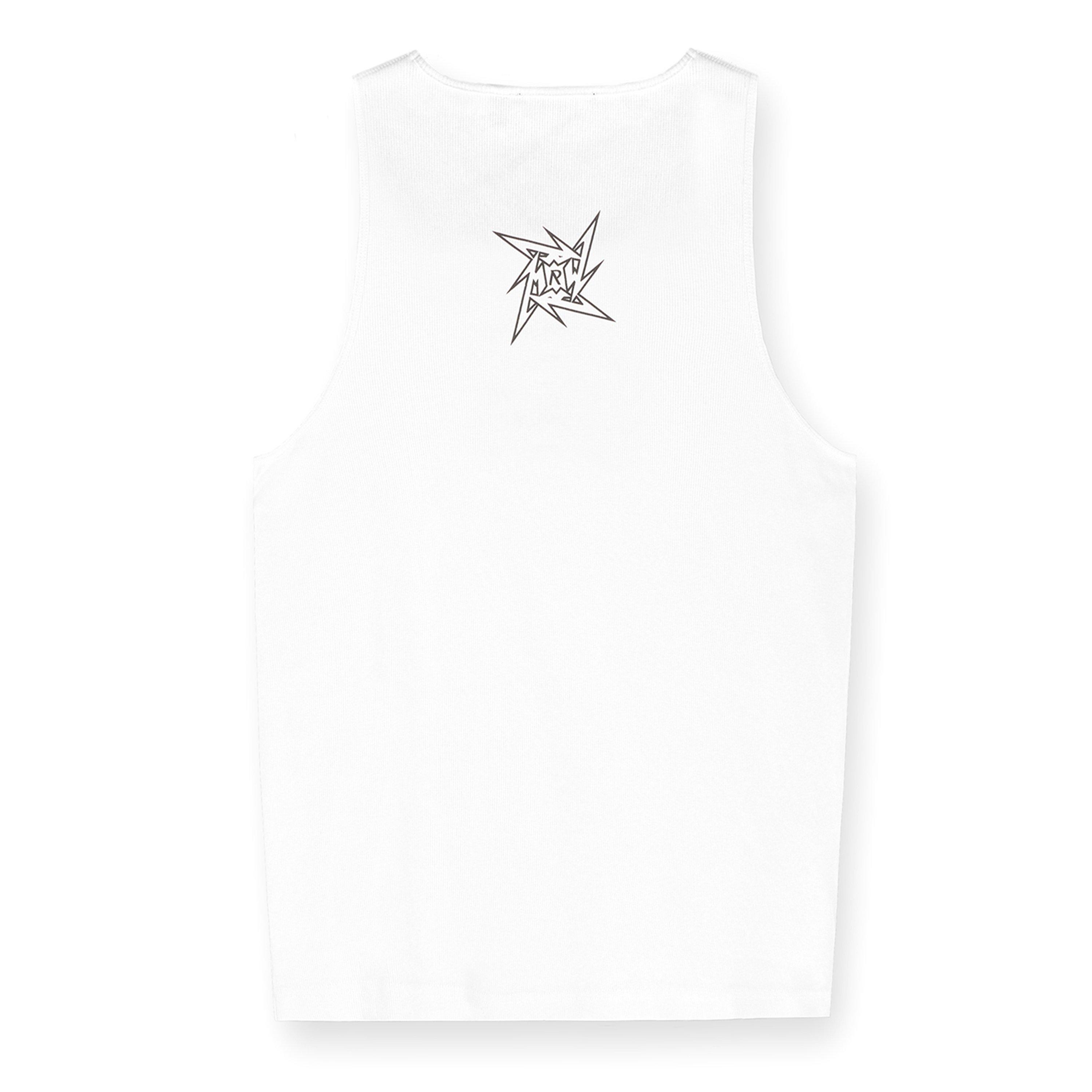 Flat White - Represent - Men's Rep 40 Year Co-branded Graphics Tank Top - 6