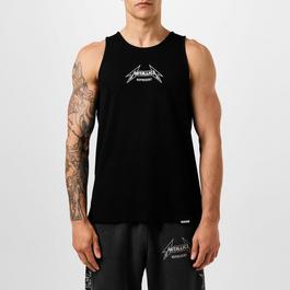 Represent Men's Graphic Cotton X Metallica 40 Year Anniversary Tank Top