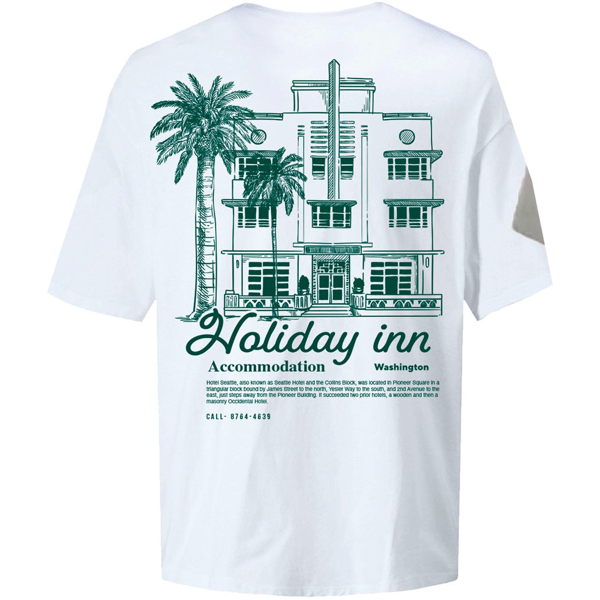 Blanco Brillante - Jack and Jones - Back Graphic Regular Fit T-Shirt - 2