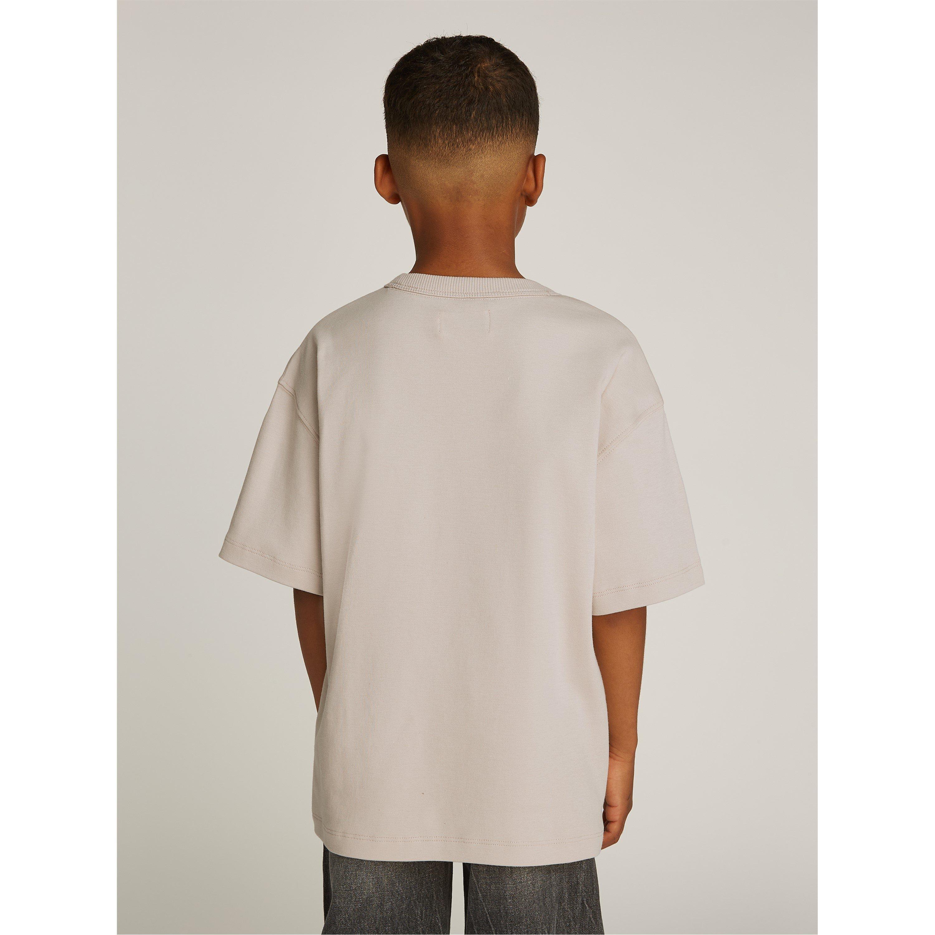 Chateau Gry PA8 - Calvin Klein Jeans - Kids' Outlined Fleece Mono Regular Fit T-Shirt - 2