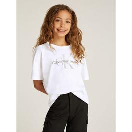 Calvin Klein Jeans MONOLOGO GLITTER SS T-SHIRT