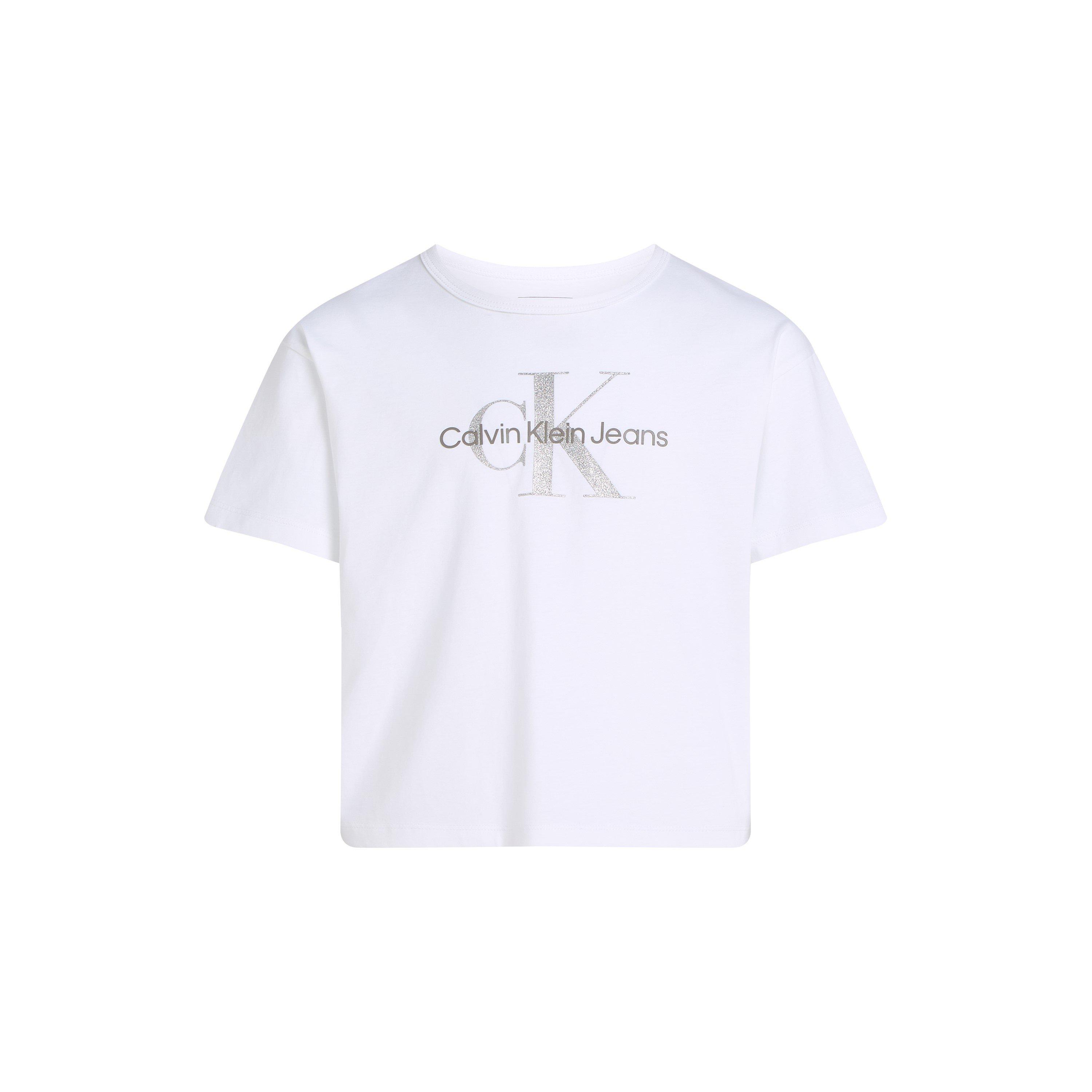 No encontré ningún problema en la traducción. - Calvin Klein Jeans - Kids' Monologo Glitter Regular Fit T-Shirt - 4