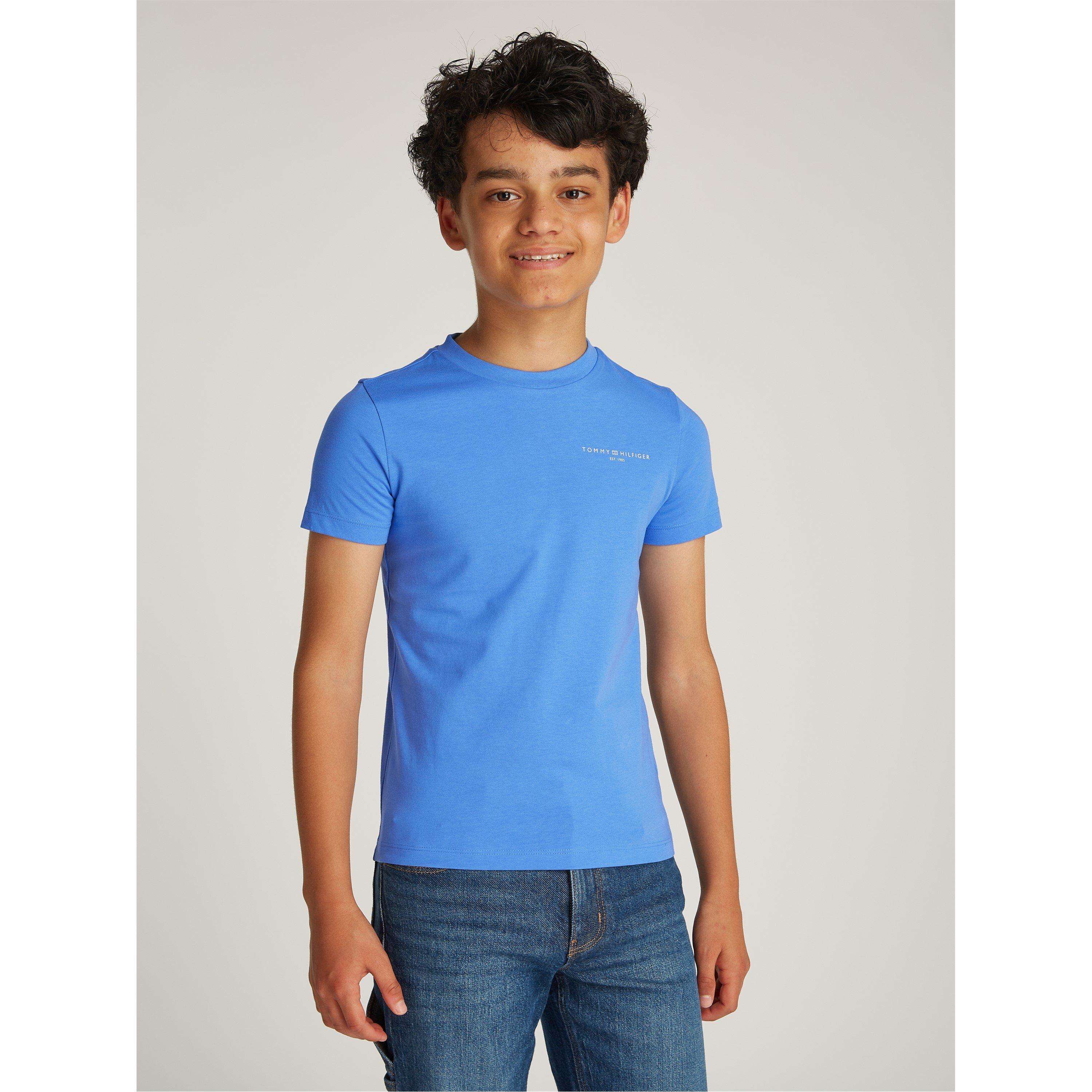 Azul C30 - Tommy Hilfiger - Unisex Kids' Mini Corp Logo T-Shirt - 2