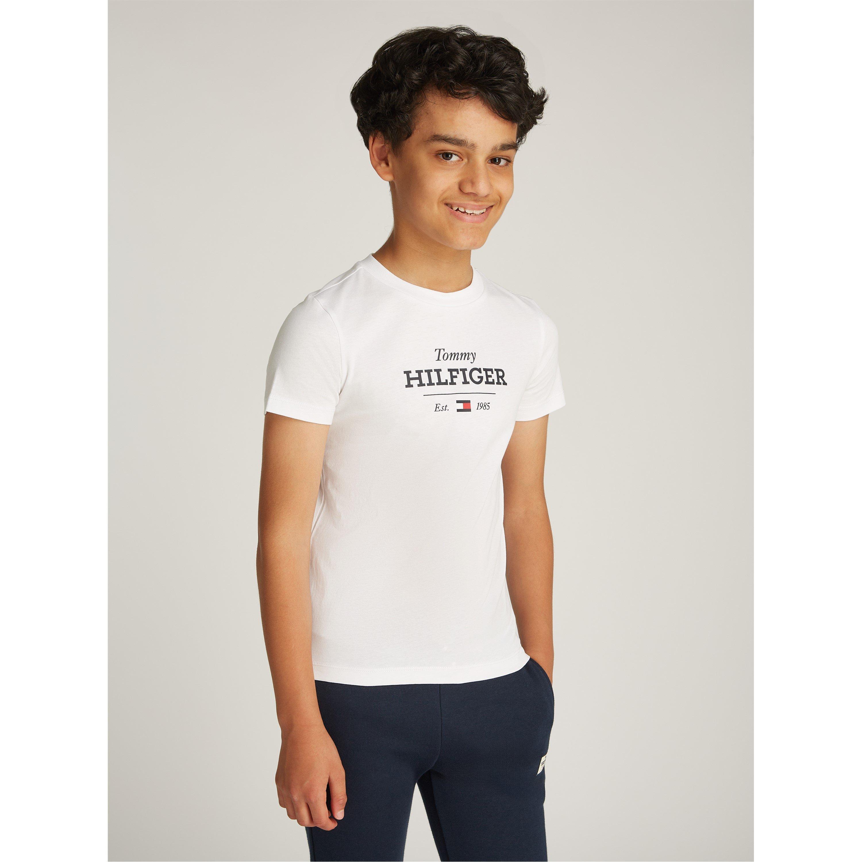 White YBR - Tommy Hilfiger - Kids' MONOTYPE Short Sleeve T-Shirt - 1