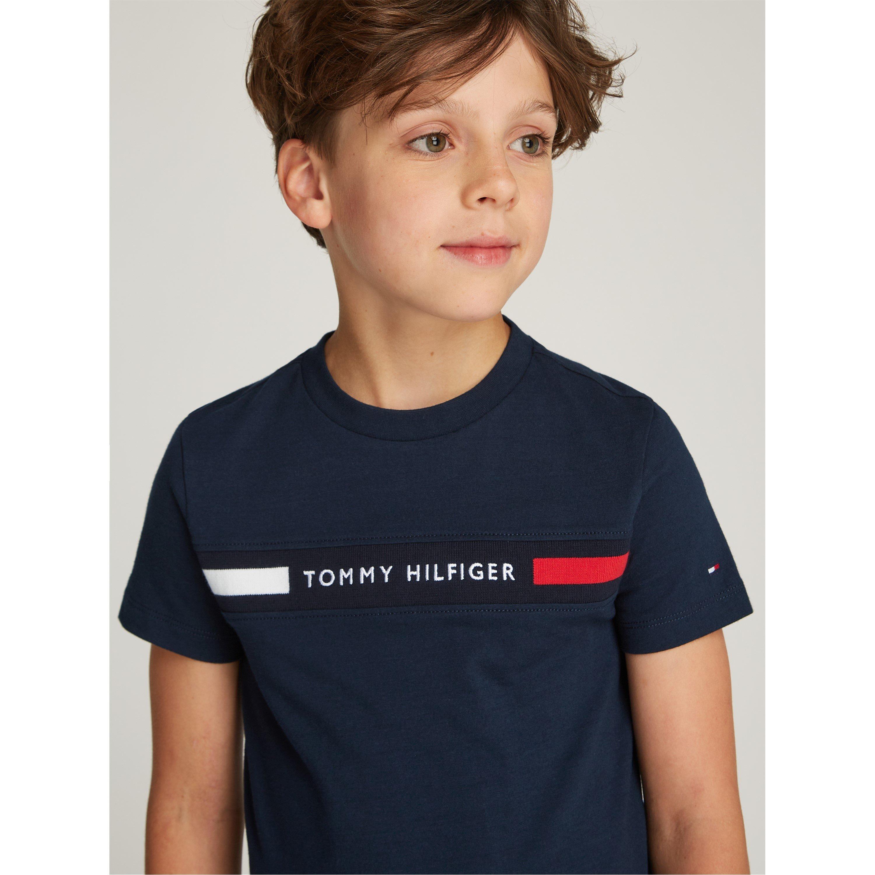 Navy C1G - Tommy Hilfiger - Kids' Regular Fit T-Shirt - 2