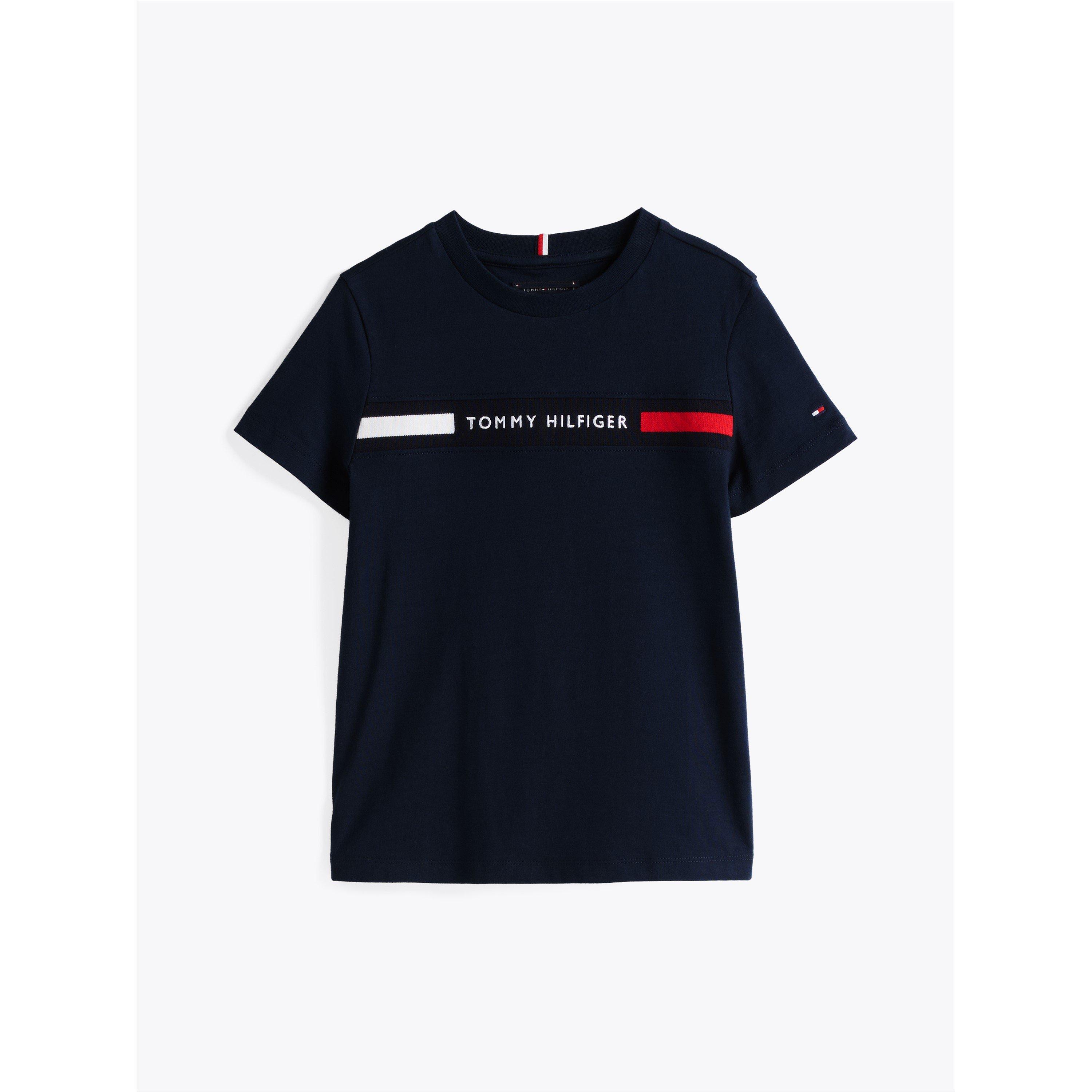 Navy C1G - Tommy Hilfiger - Kids' Regular Fit T-Shirt - 4