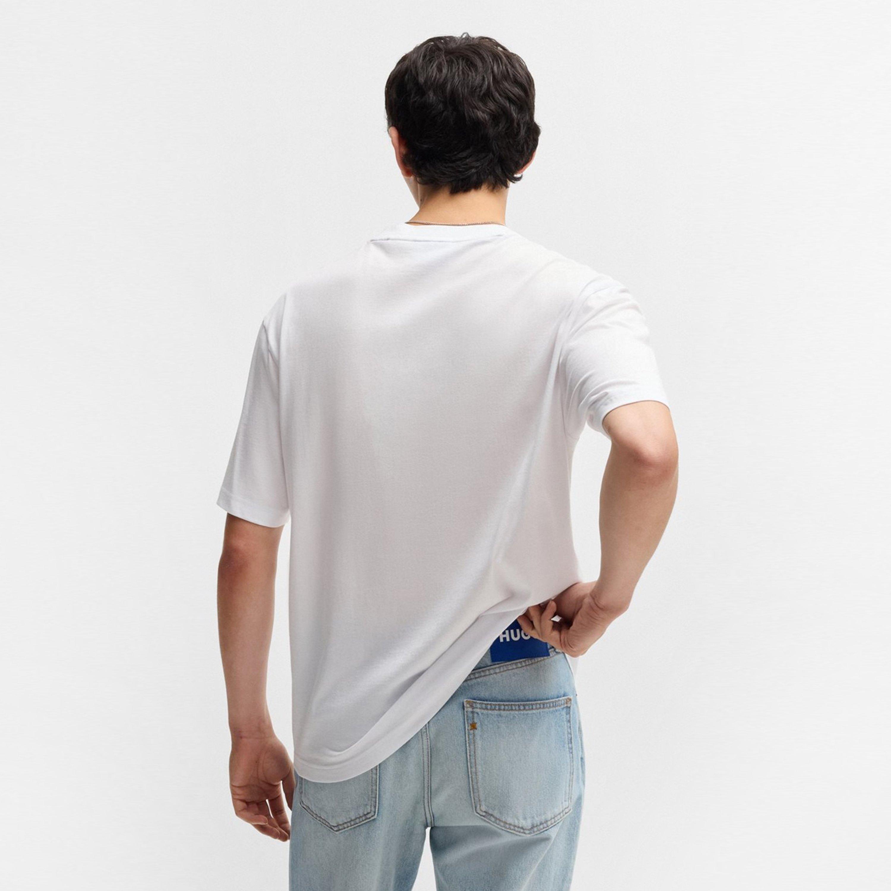 White 100 - Hugo - Men's Regular Fit T-Shirt - 4
