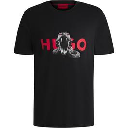 Hugo Animal Oversized Fit T Shirt