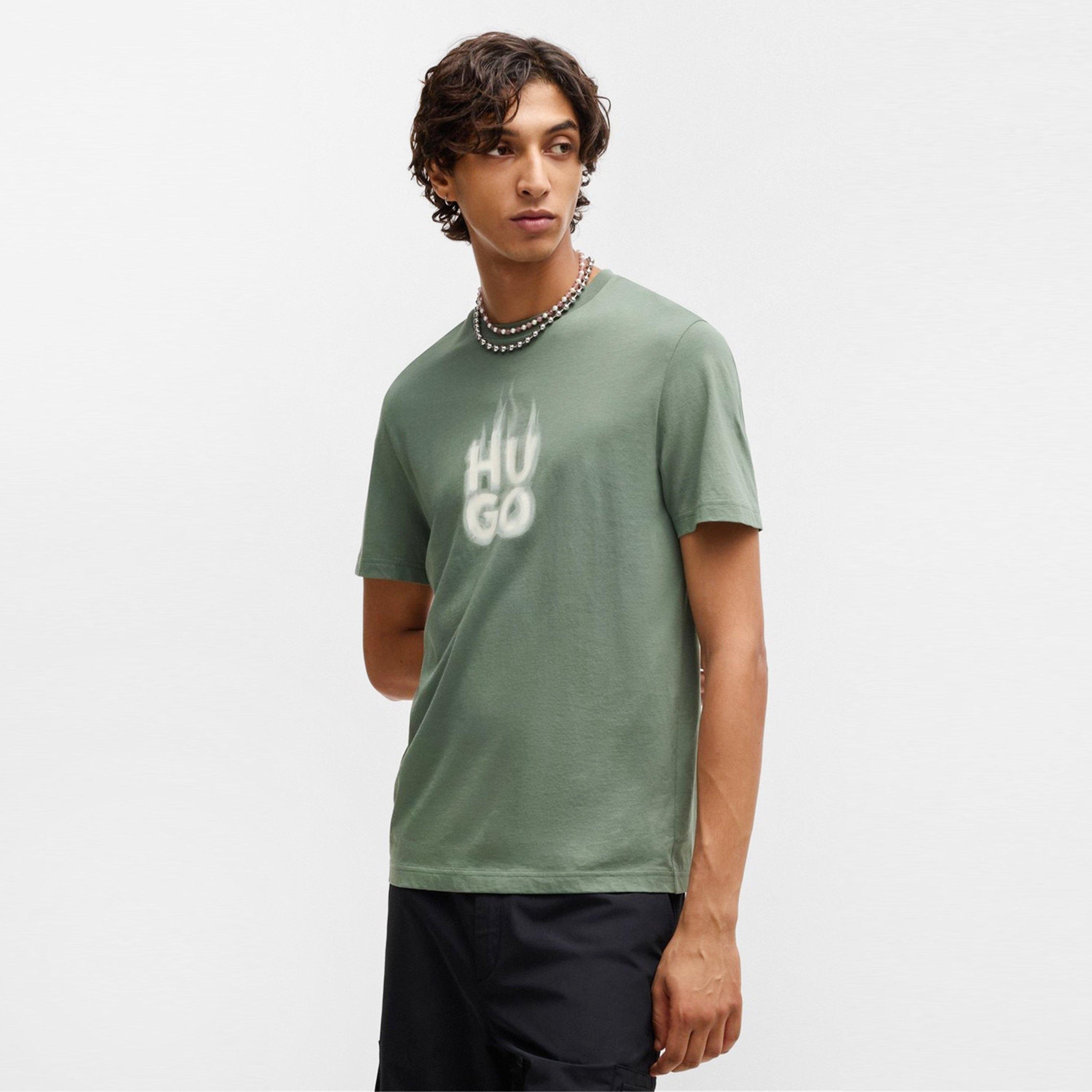 Open Green 343 - Hugo - Men's Dalayer Regular Fit T-Shirt - 2
