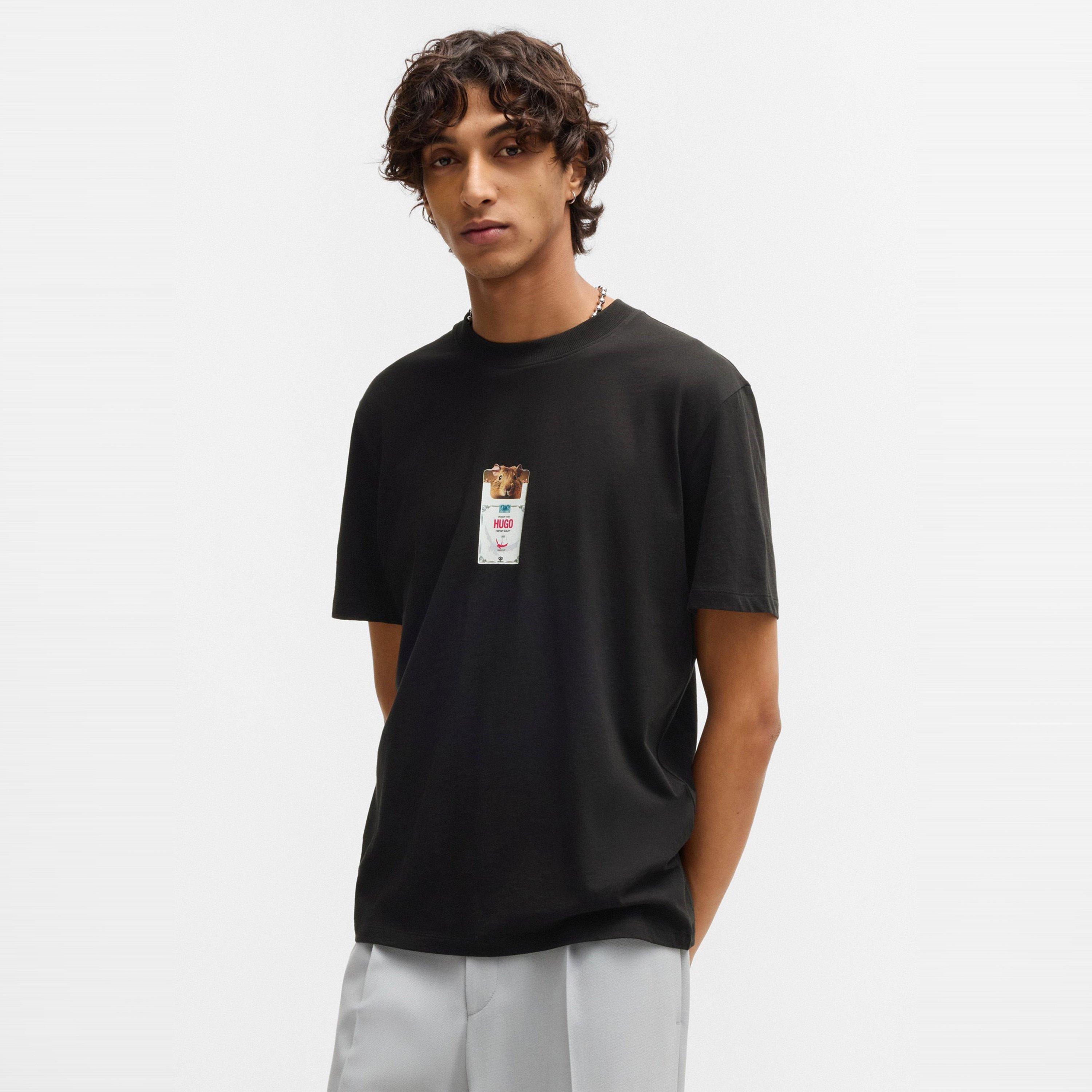 Black 001 - Hugo - Men's Regular Fit T-Shirt - 2