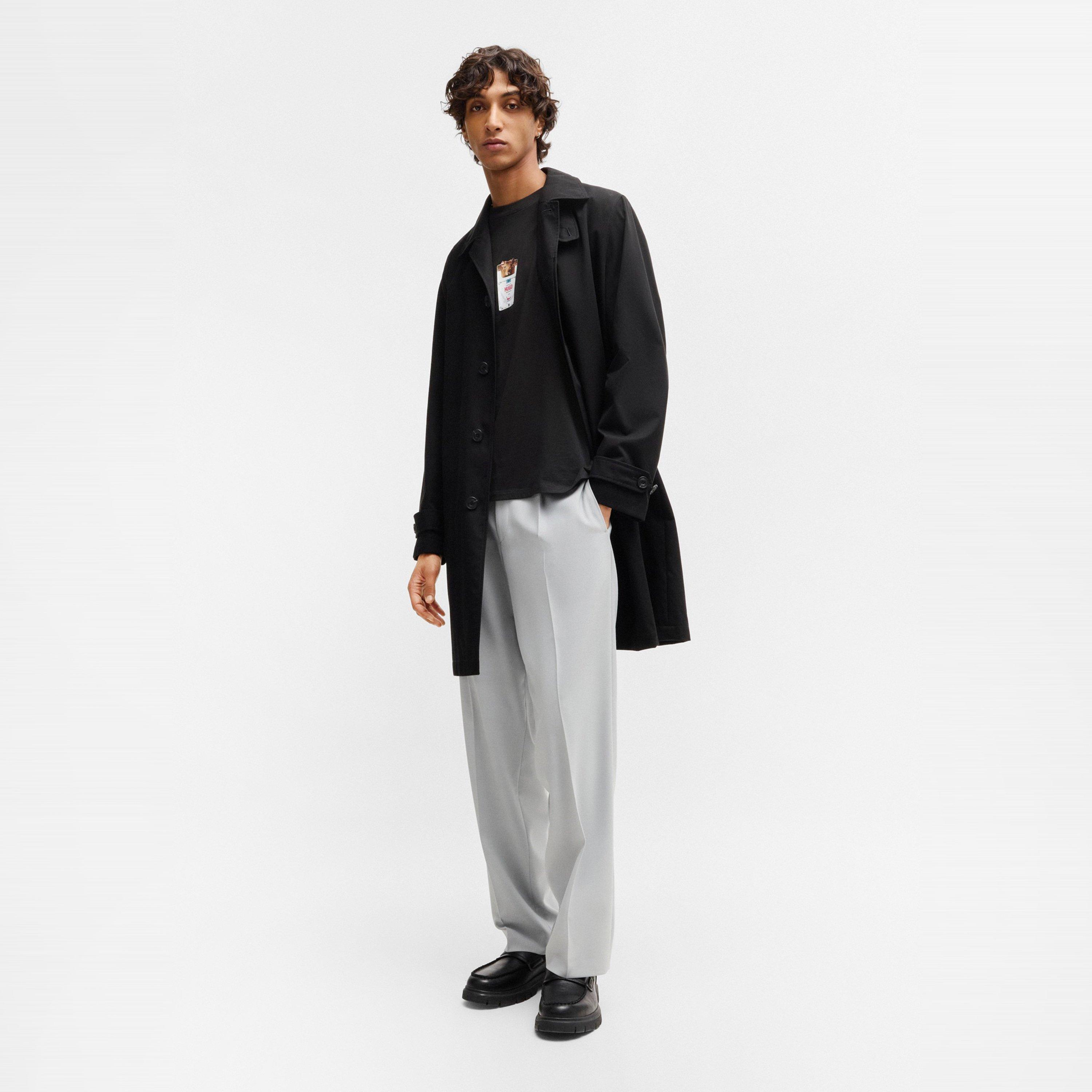 Black 001 - Hugo - Men's Regular Fit T-Shirt - 5