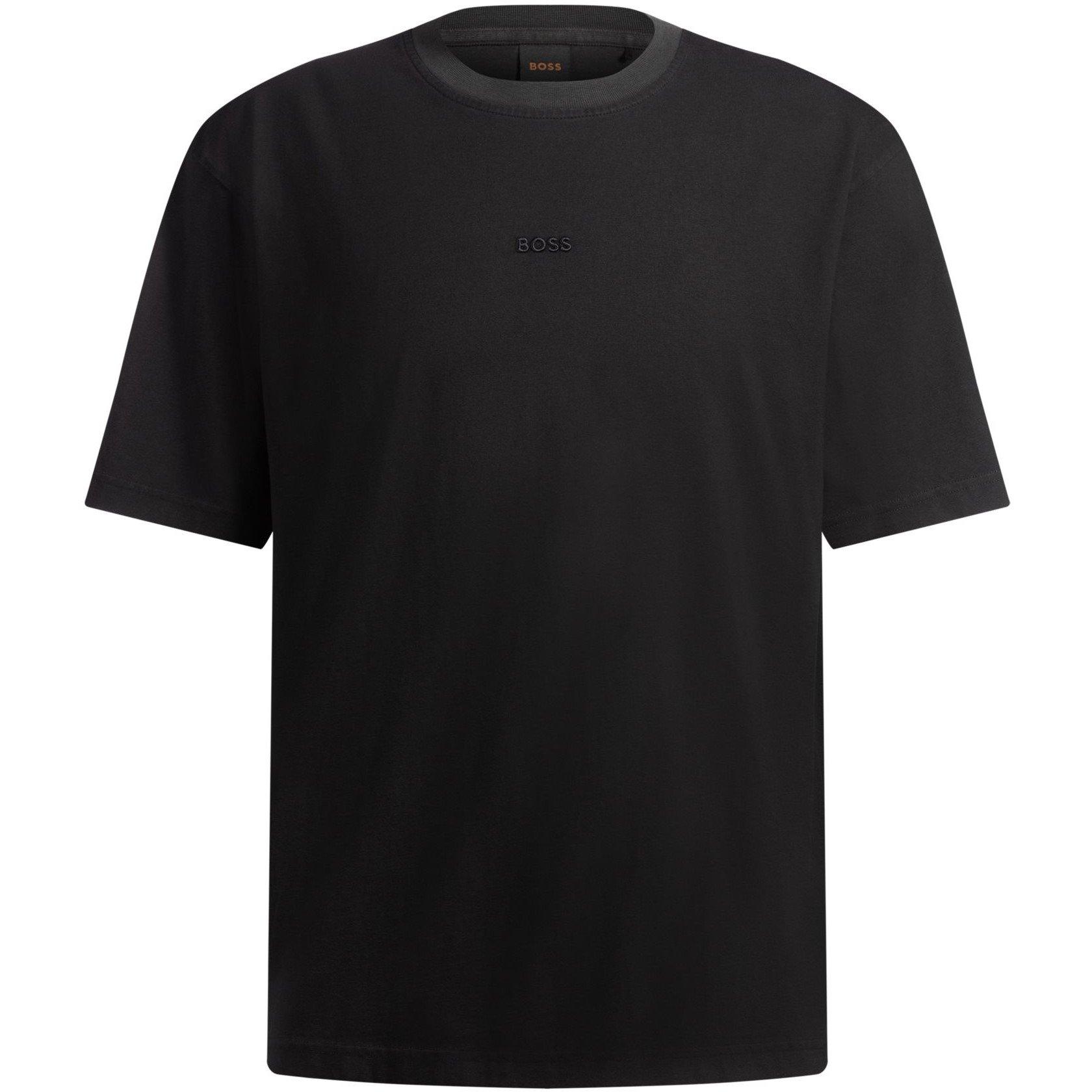 Boss Men's TeBlock Oversized Fit Oversized T-Shirt - Black 001 - XL
