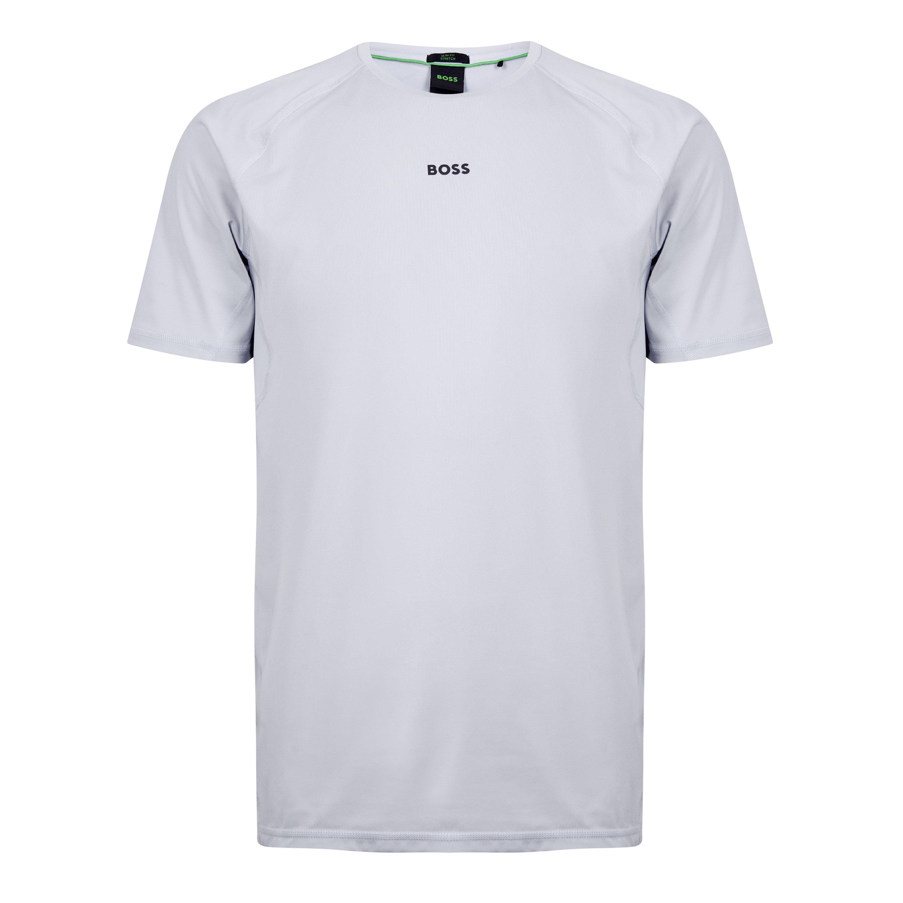 Boss Men's Hbg Active 1 Regular Fit T-Shirt - Lt Pas Grey 054 - 2XL