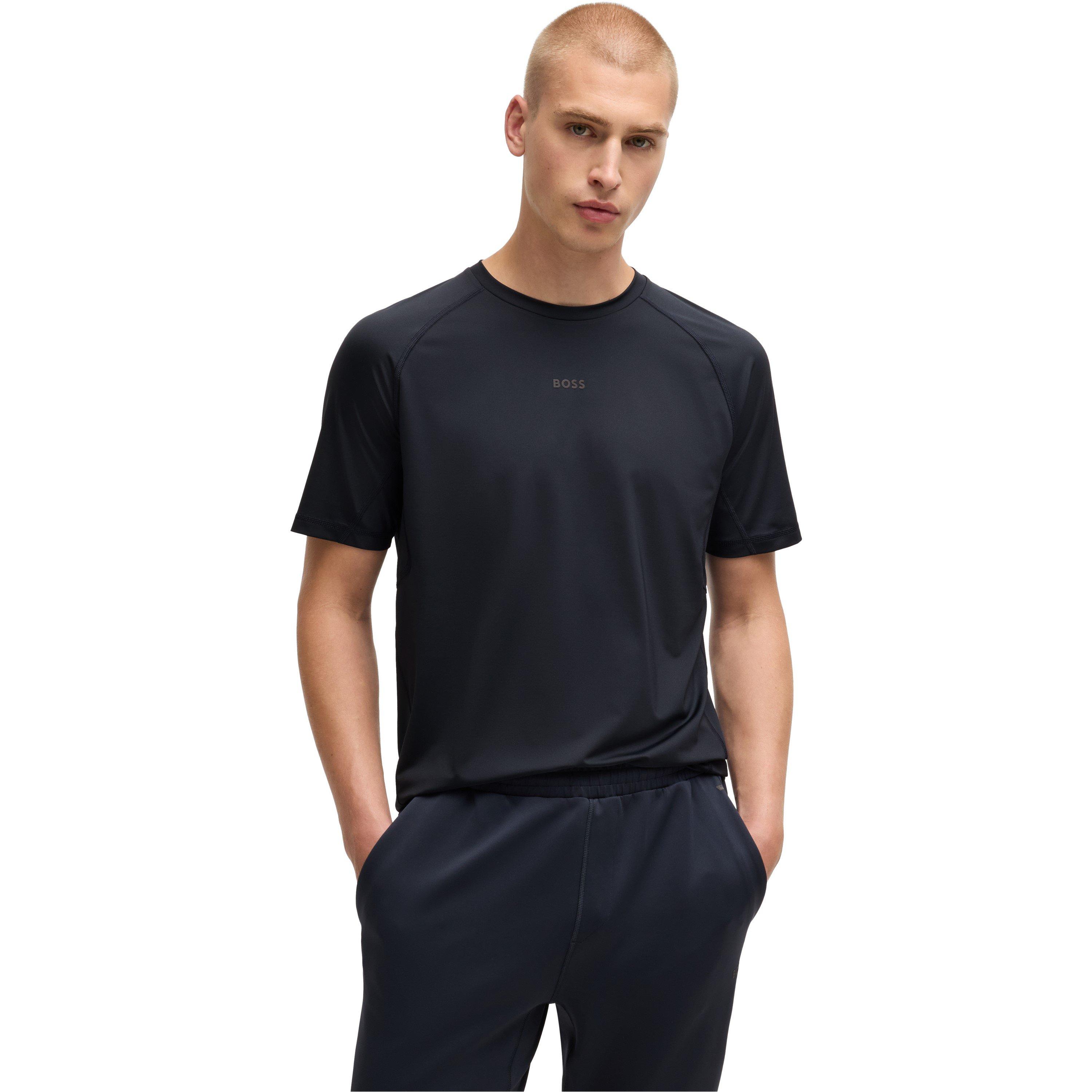 Donkerblauw 402 - Boss - Men's HBG Active 1 Regular Fit T-Shirt - 3