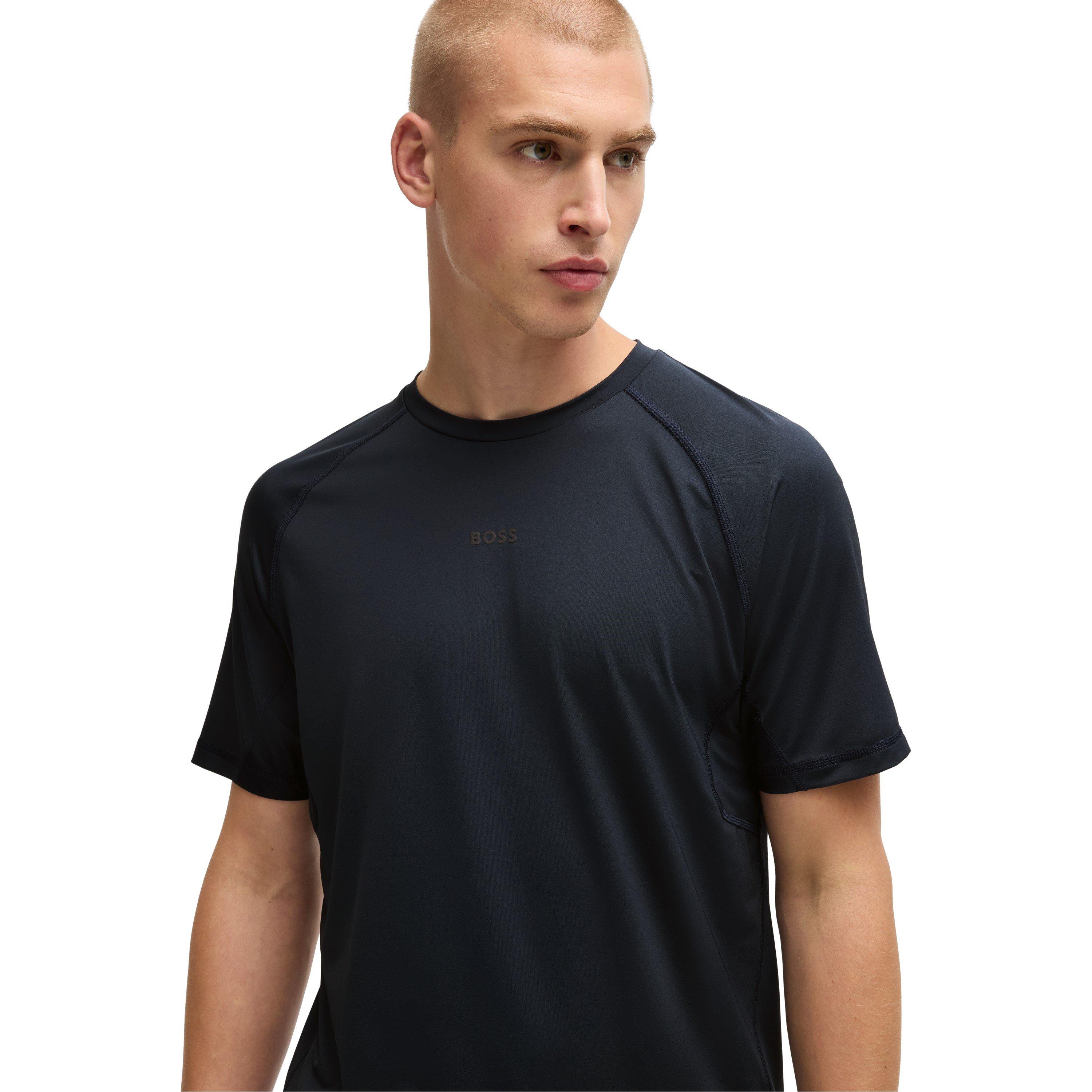 Donkerblauw 402 - Boss - Men's HBG Active 1 Regular Fit T-Shirt - 5