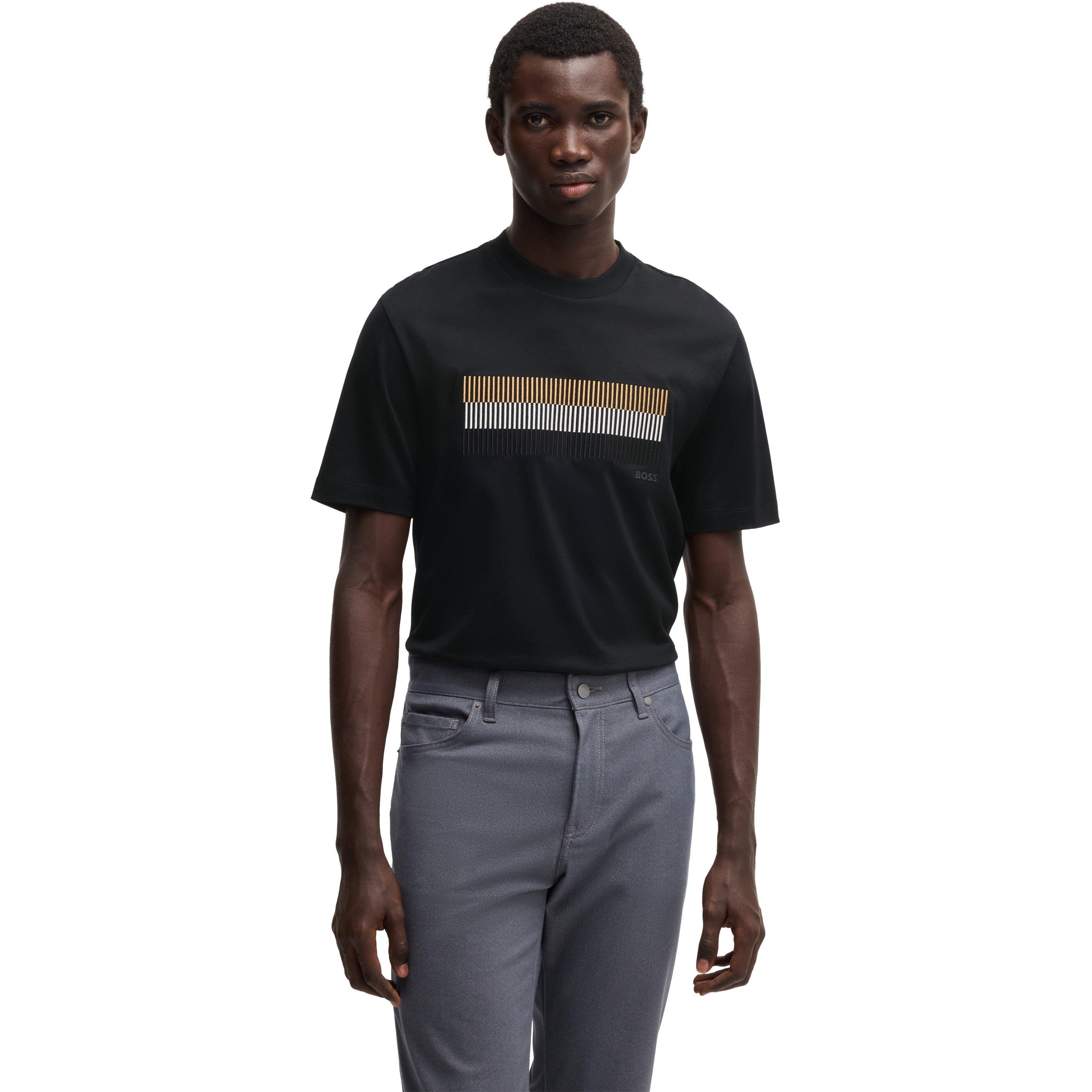 Black 001 - Boss - Men's HBB CThompson 209 Regular Fit T-Shirt - 2