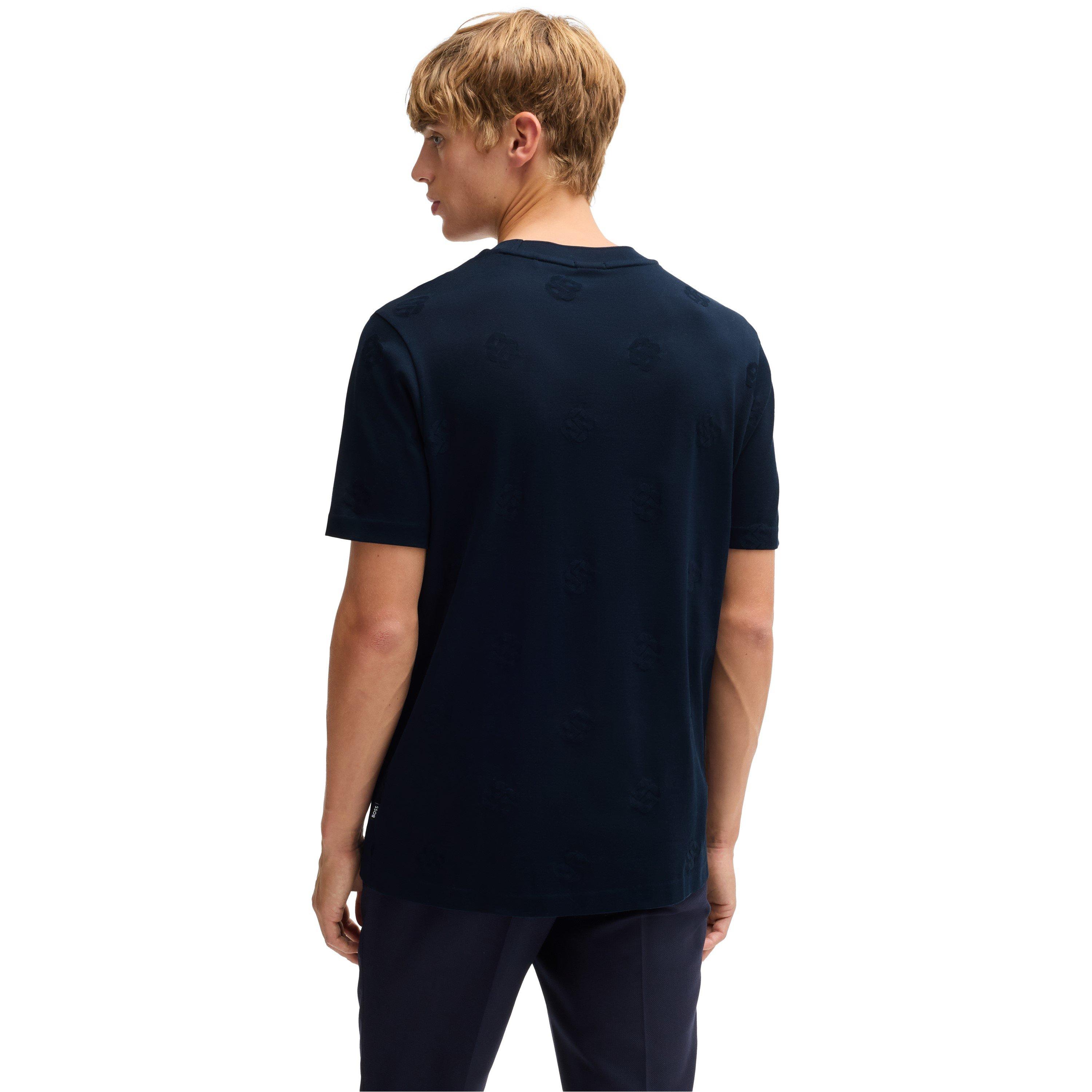 Dark Blue - Boss - Men's C-Thompson Premium Jersey T-Shirt - 3
