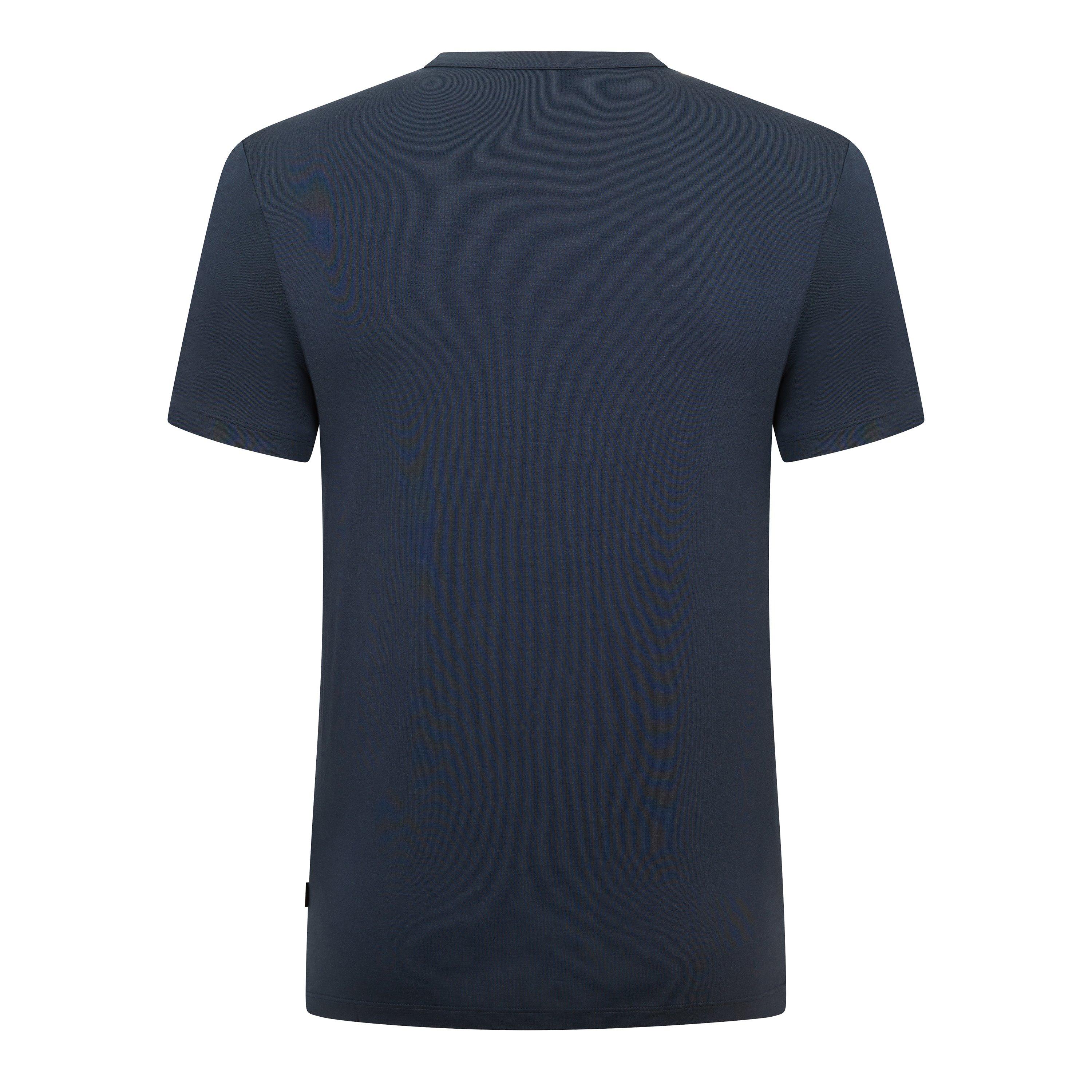 Chr/Nvy/Wht 971 - Boss - Men's BW Bamboo T-Shirt, Bamboo Fabric - 2