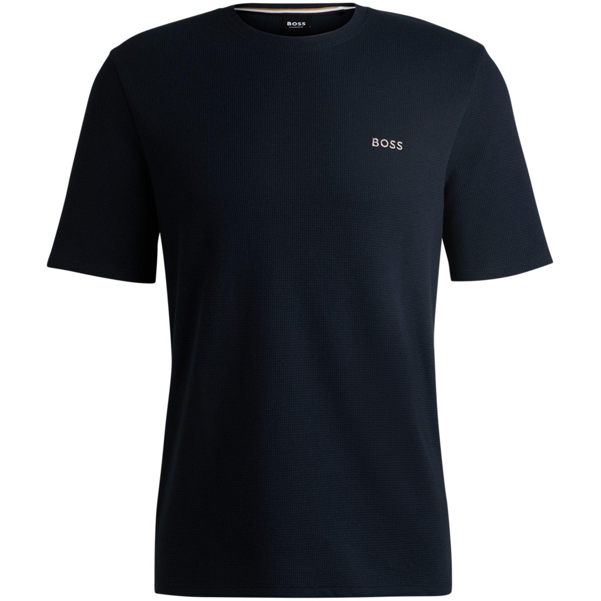 Azul Marino 403 - Boss - Men's Waffle T-Shirt, Structured Design