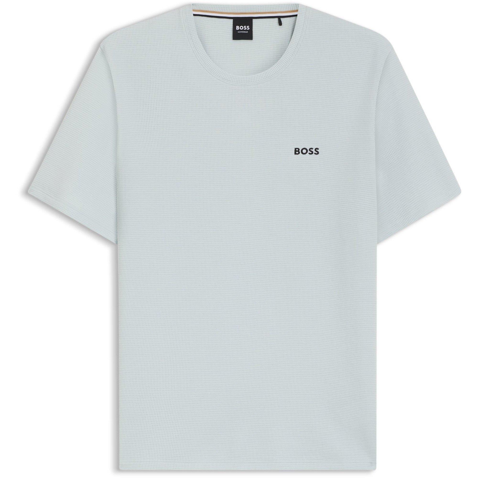 Boss Mens BOSS Bodywear Waffle T-Shirt with Structured Design