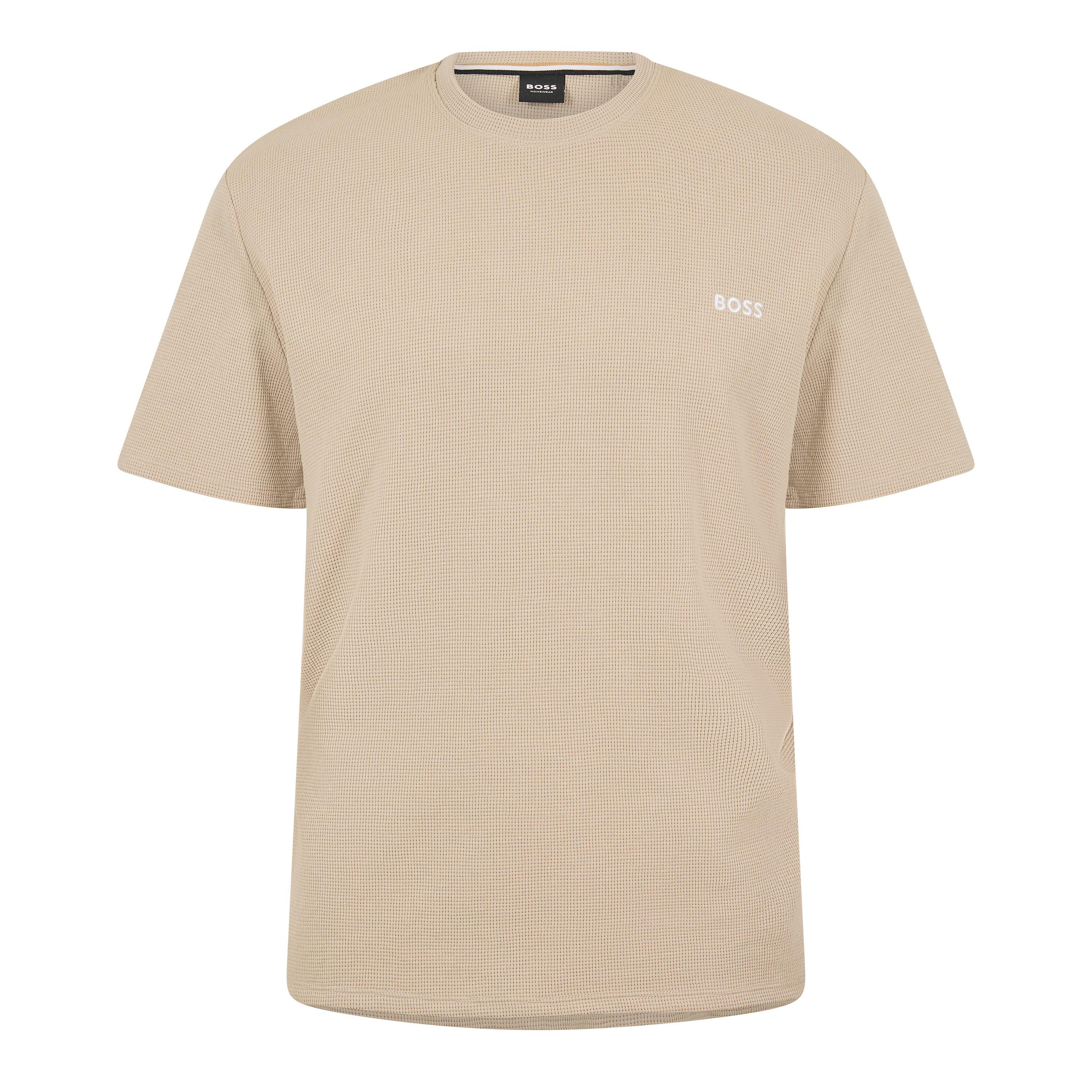 Boss Men's Waffle T-Shirt, Structured Design
