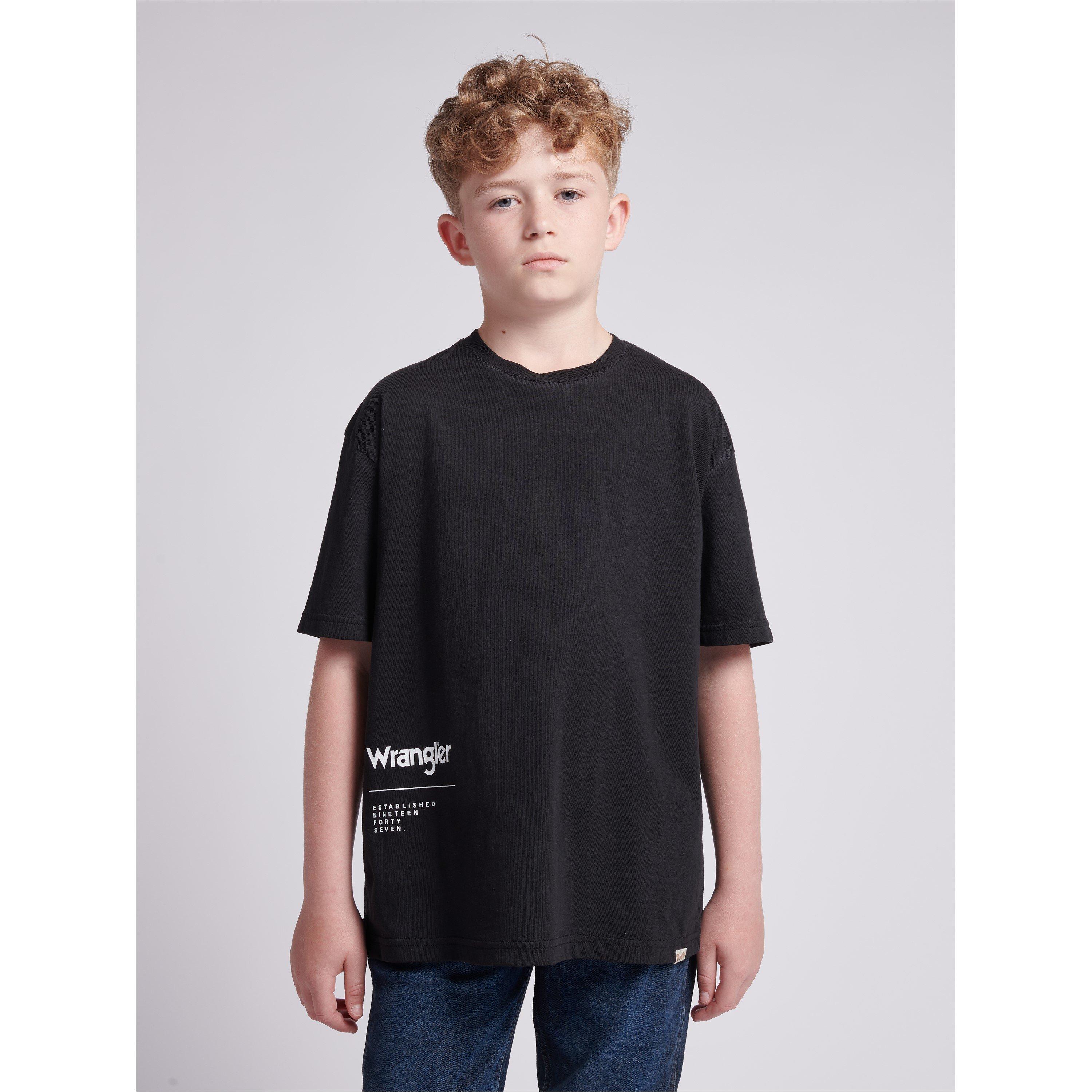 Black - Wrangler - Photographic T-shirt Junior - 1