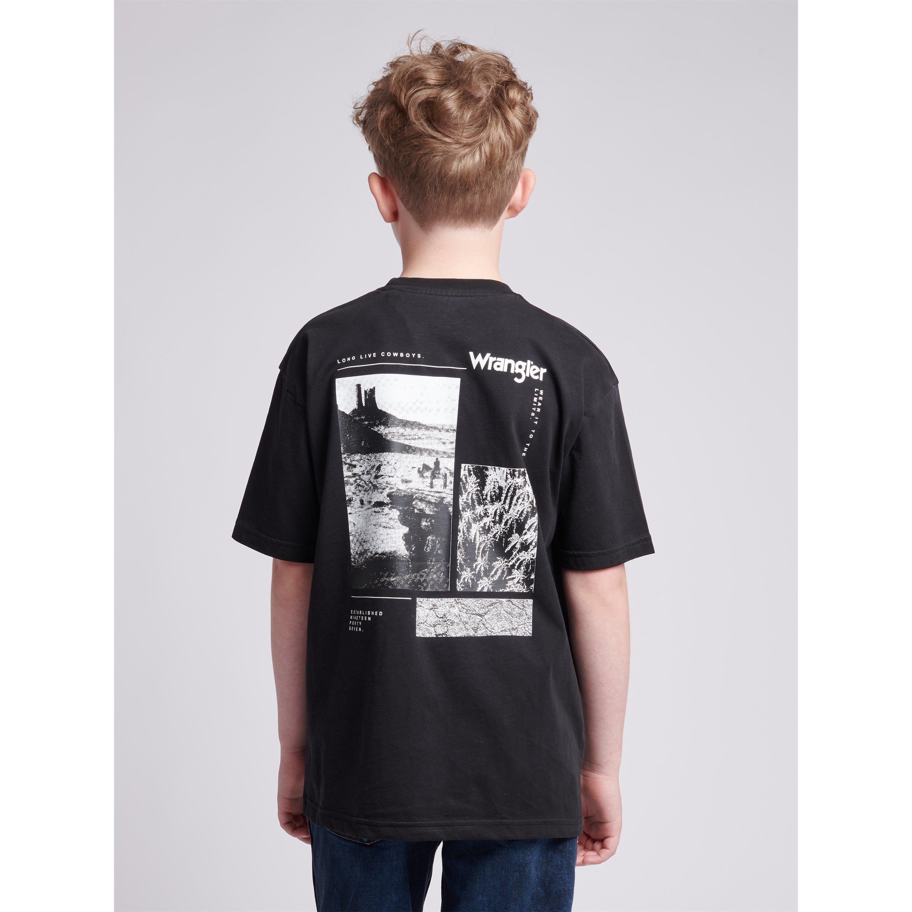 Black - Wrangler - Photographic T-shirt Junior - 3