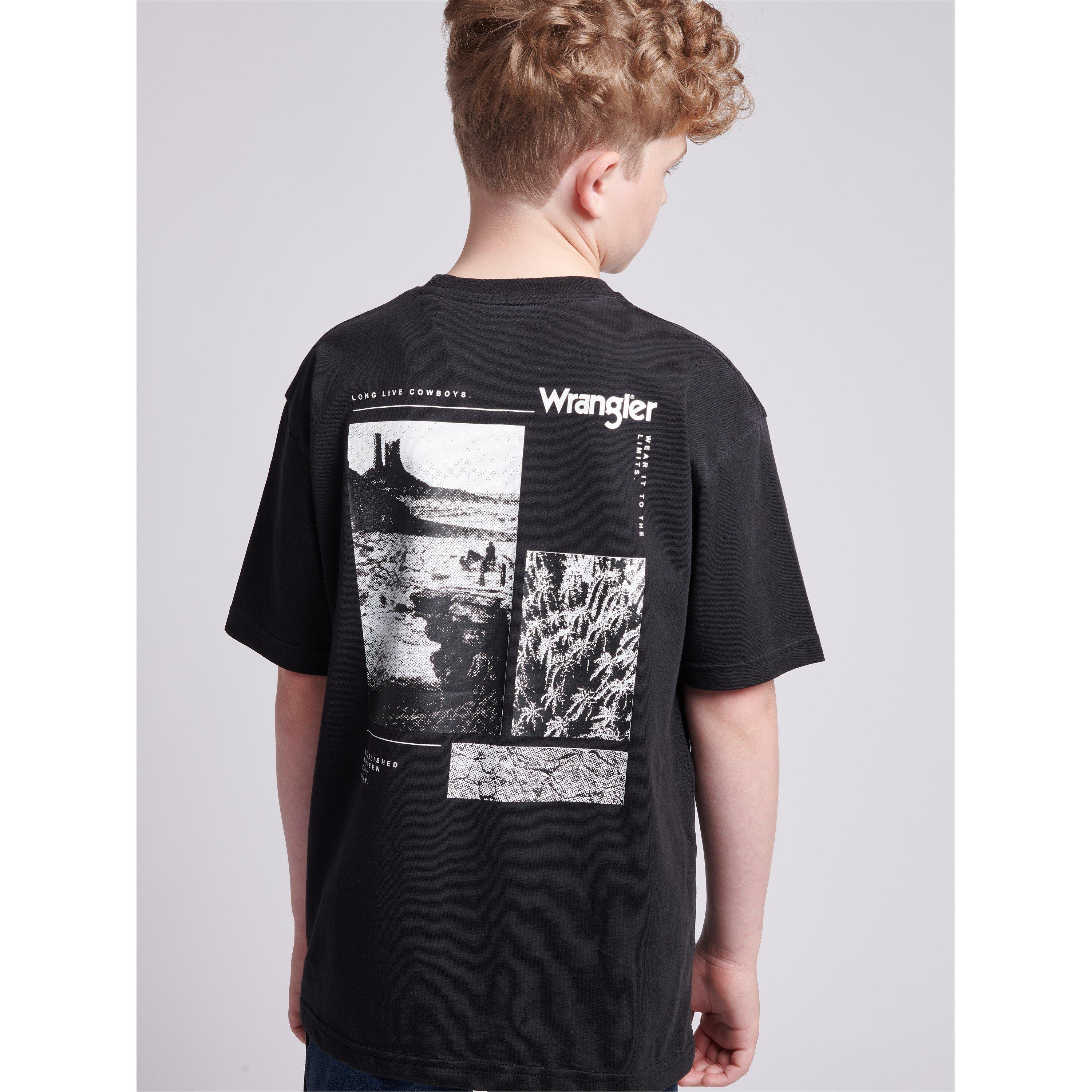 Black - Wrangler - Photographic T-shirt Junior - 4