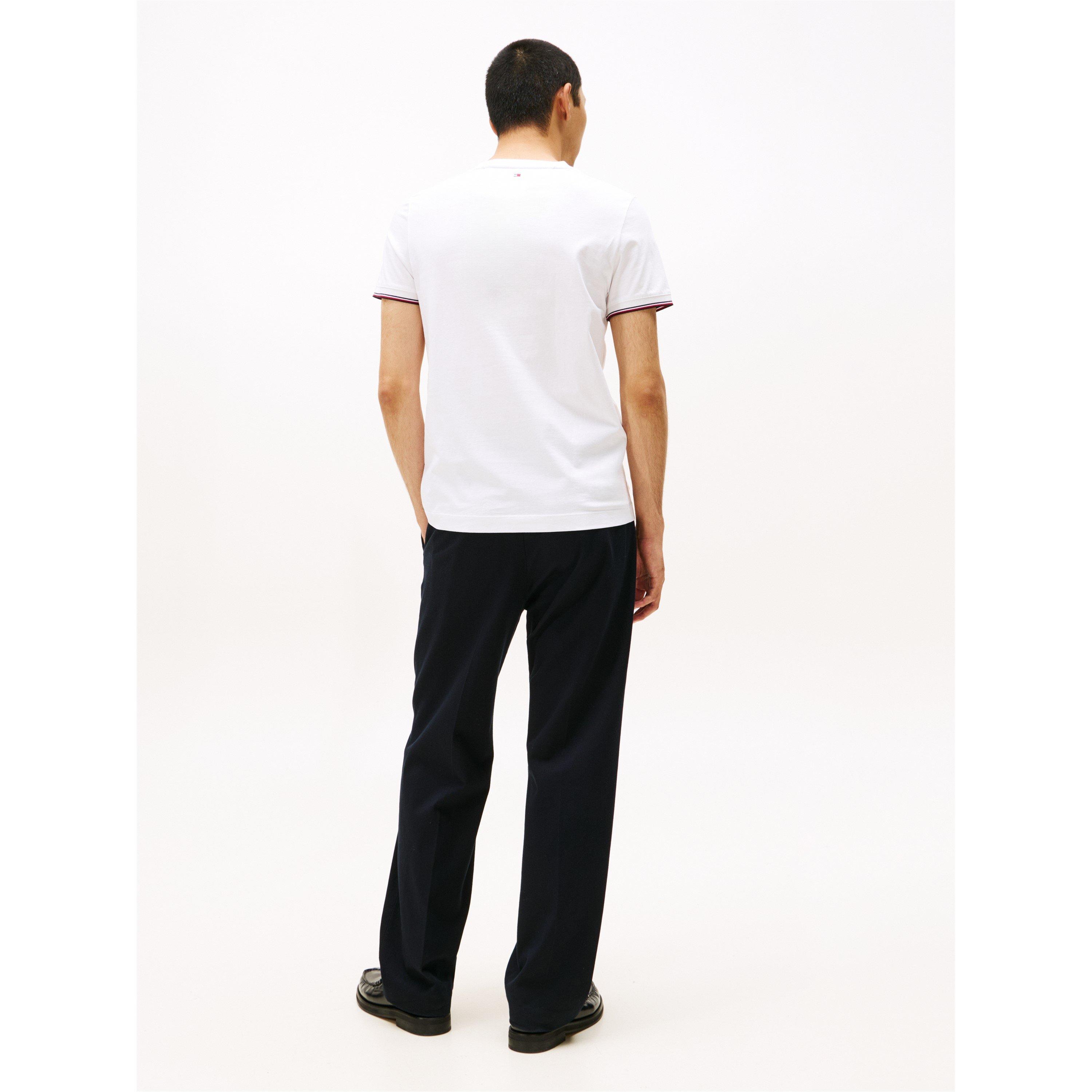 White YBR - Tommy Hilfiger - Logo Tipped T-Shirt - 3