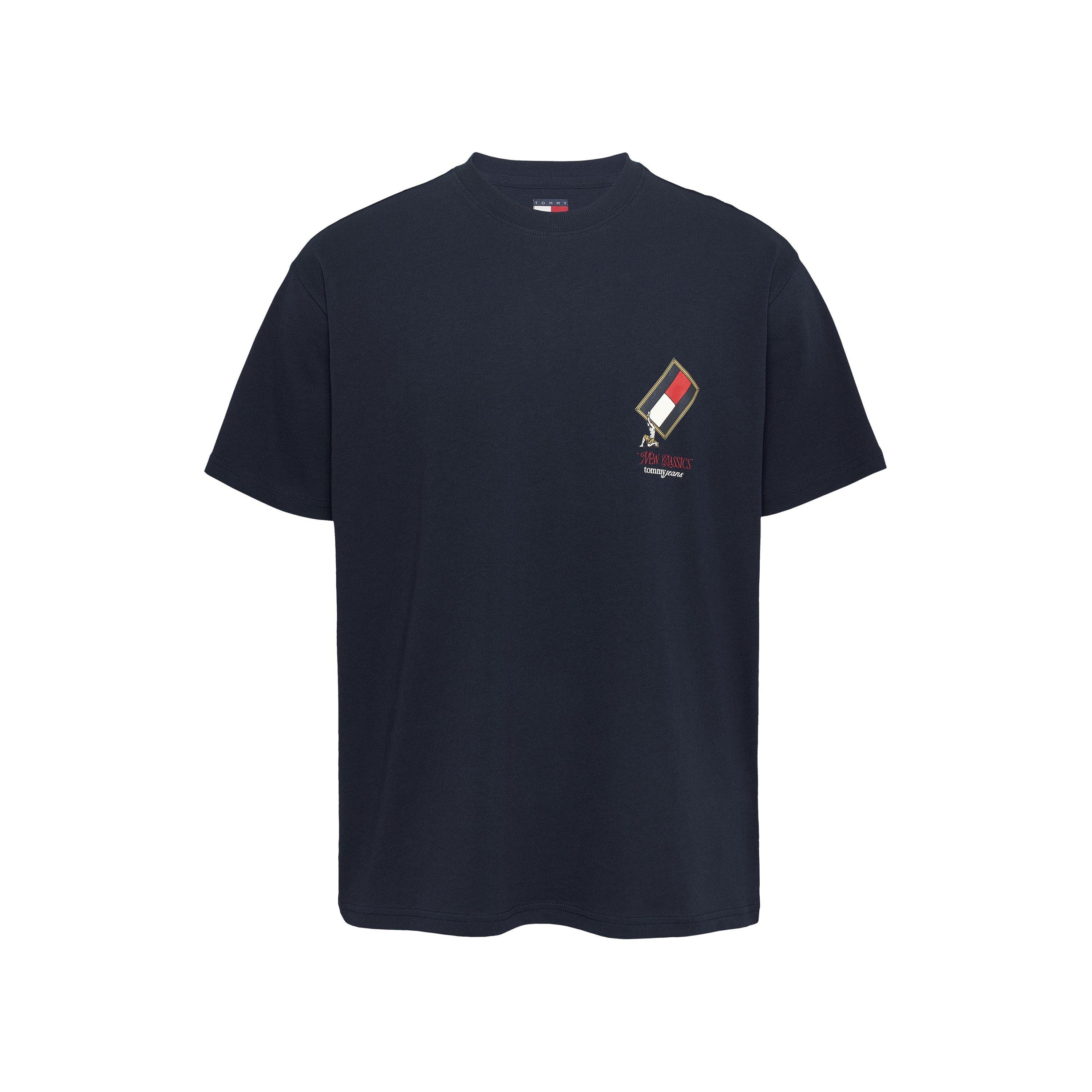 Dark Night Navy - Tommy Jeans - Men's Novelty T-Shirt - 1