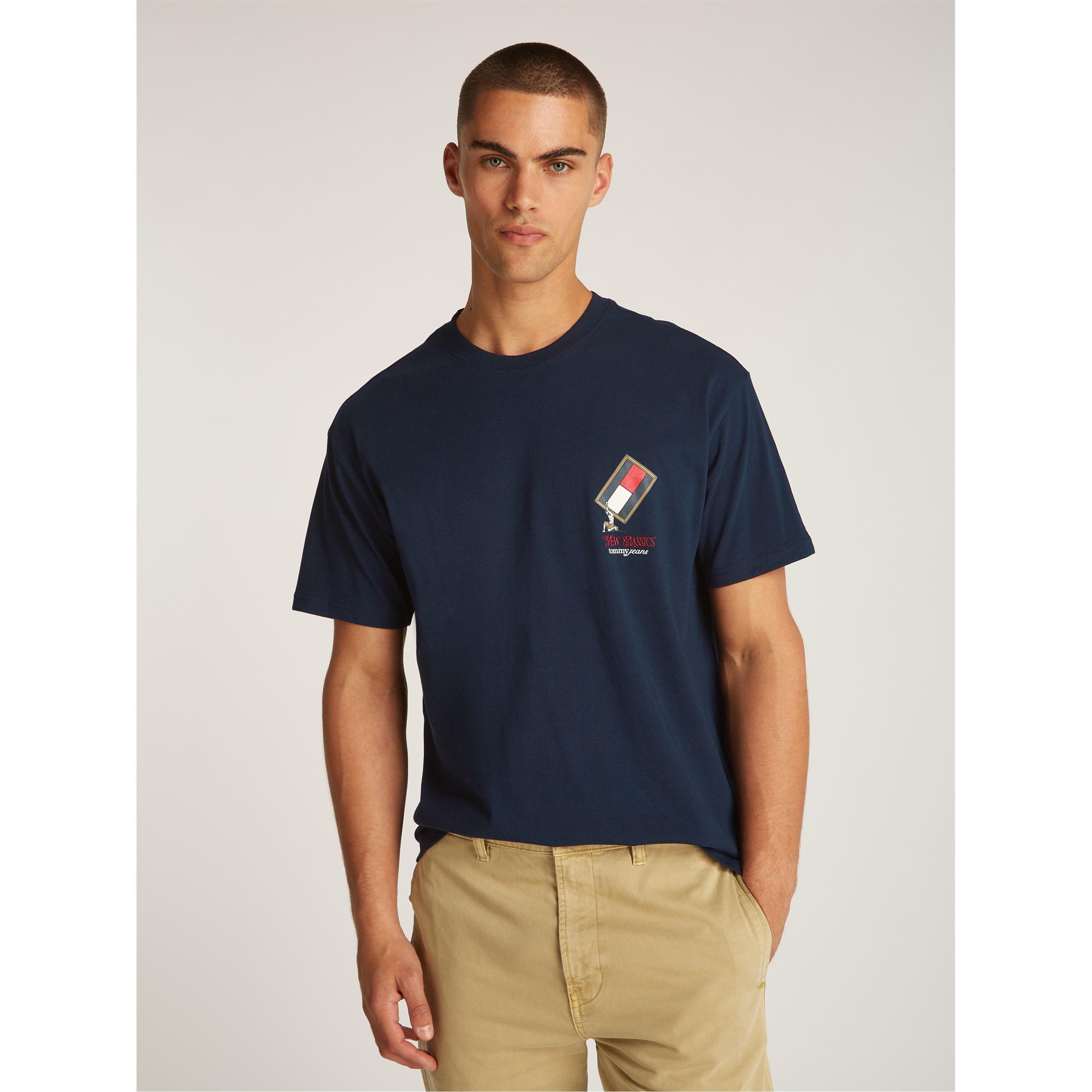 Dunkle Nacht Marineblau - Tommy Jeans - Men's Regular Fit Novelty T-Shirt - 3