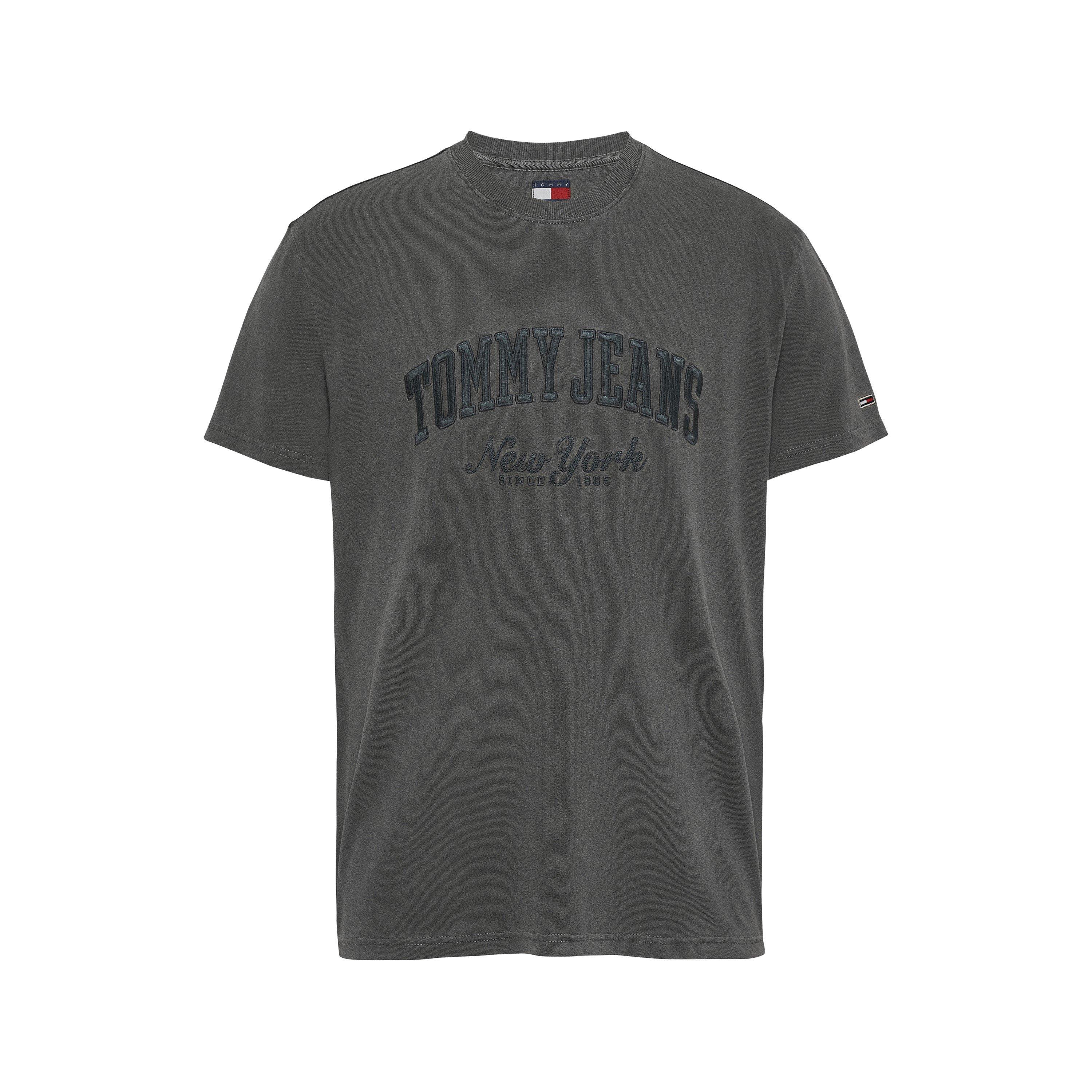 Schwarz - Tommy Jeans - Men's Vintage Varsity Regular Fit T-Shirt - 1