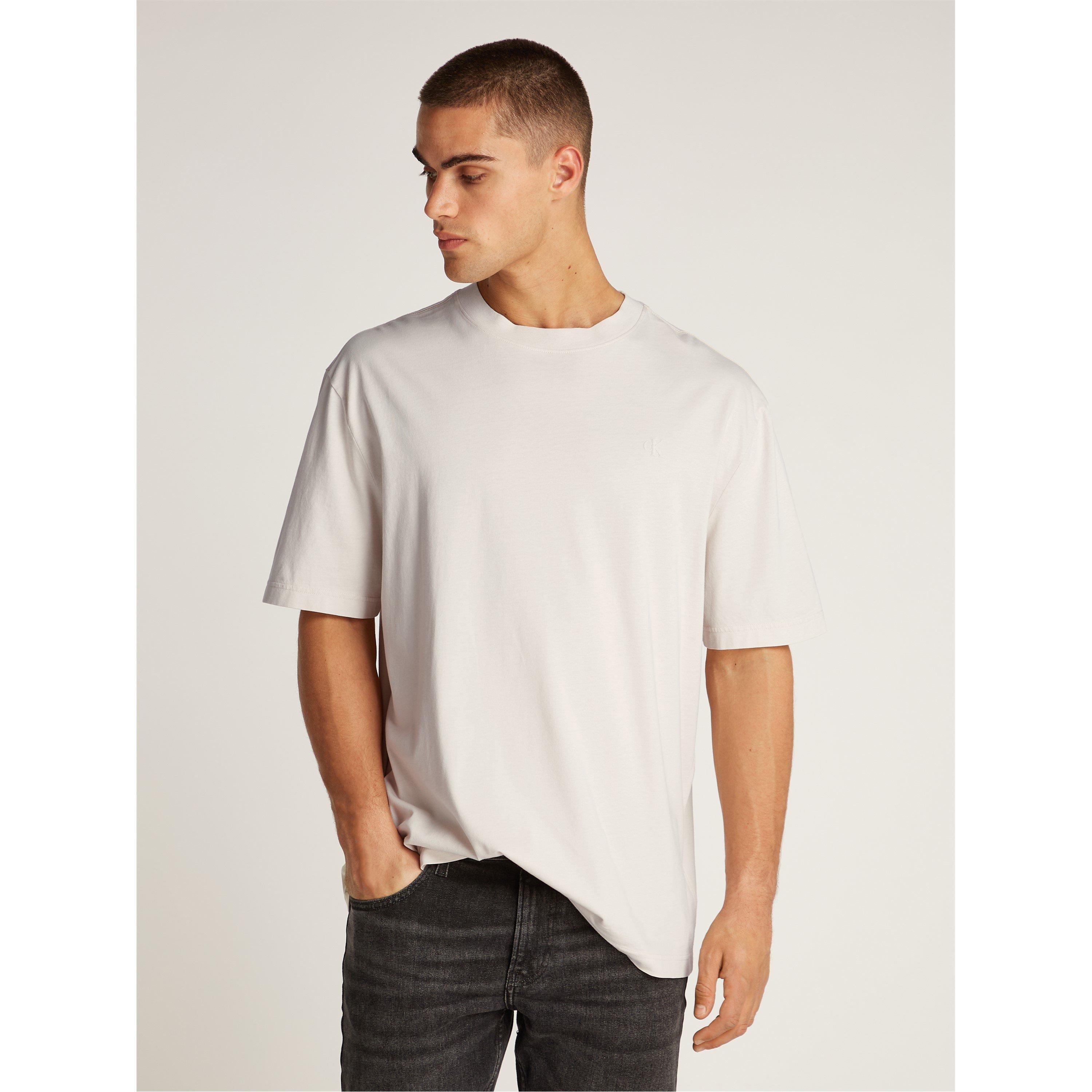Moonbeam - Calvin Klein Jeans - Men's Washed Puff Print T-Shirt - 2