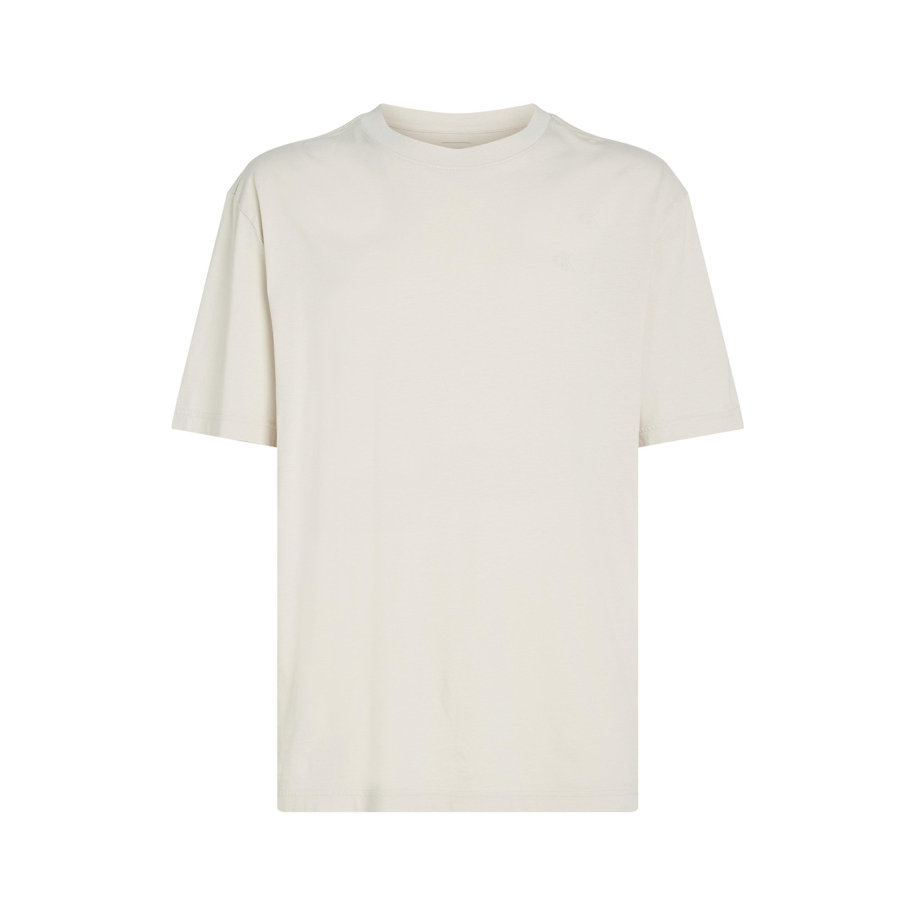 Moonbeam - Calvin Klein Jeans - Men's Washed Puff Print T-Shirt - 5