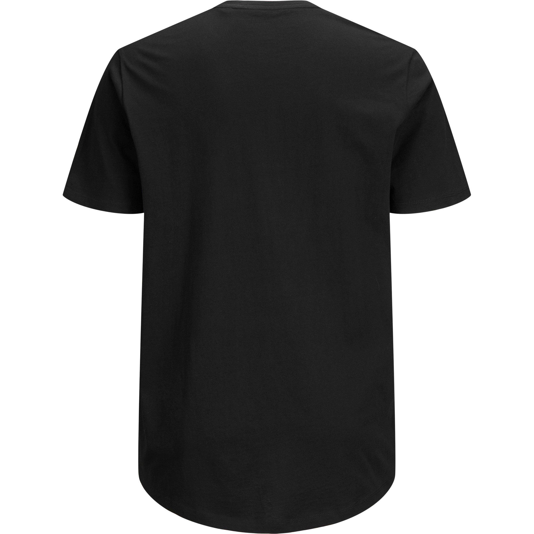 Black - Jack and Jones - Noa T-Shirt Mens Plus Size - 2