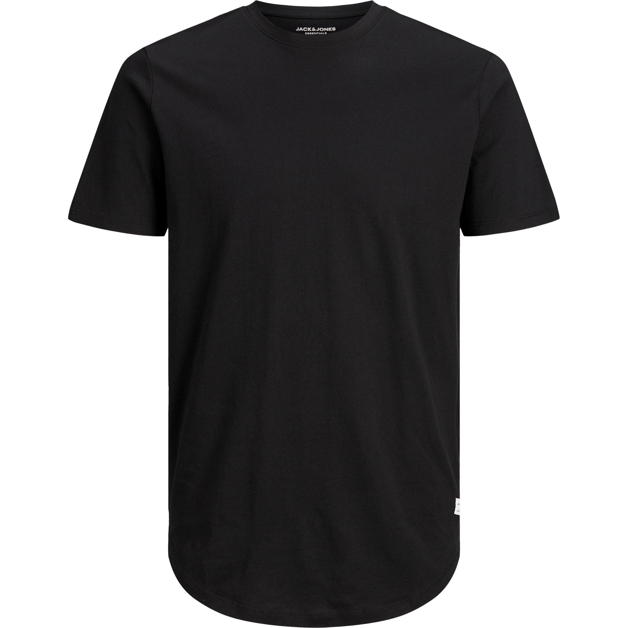 Black - Jack and Jones - Noa T-Shirt Mens Plus Size - 6